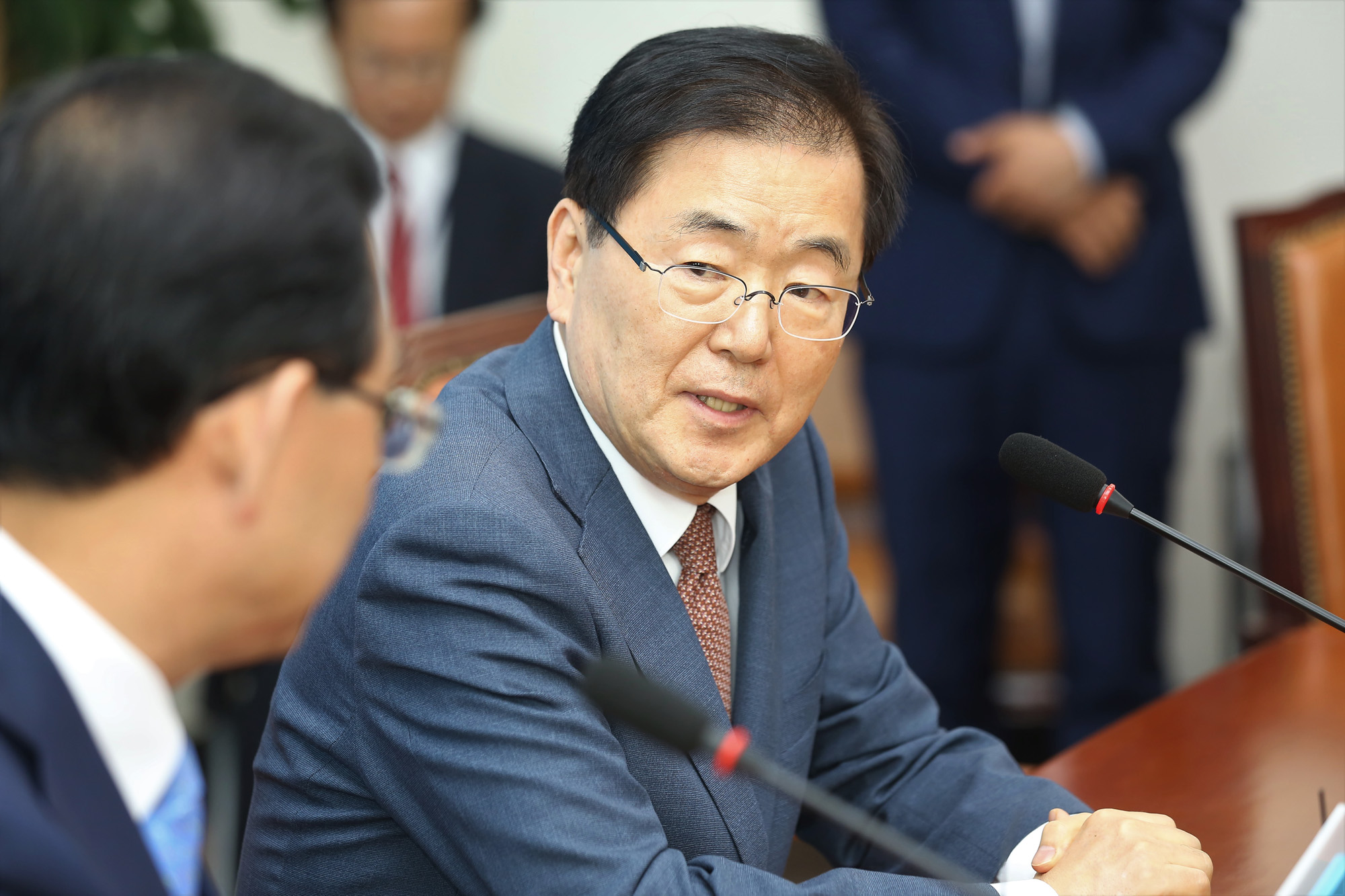 정치;국회;정의용;안보실장;주호영