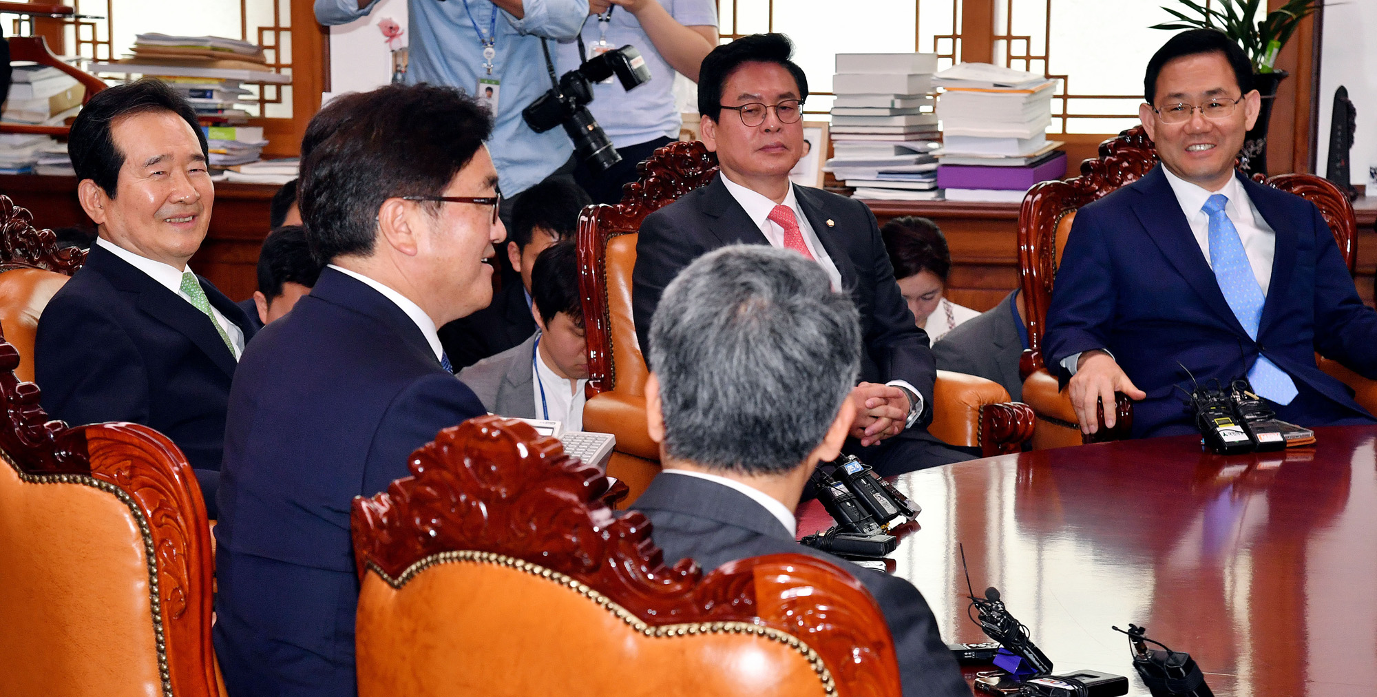 정치;국회;4당원내대표;정세균