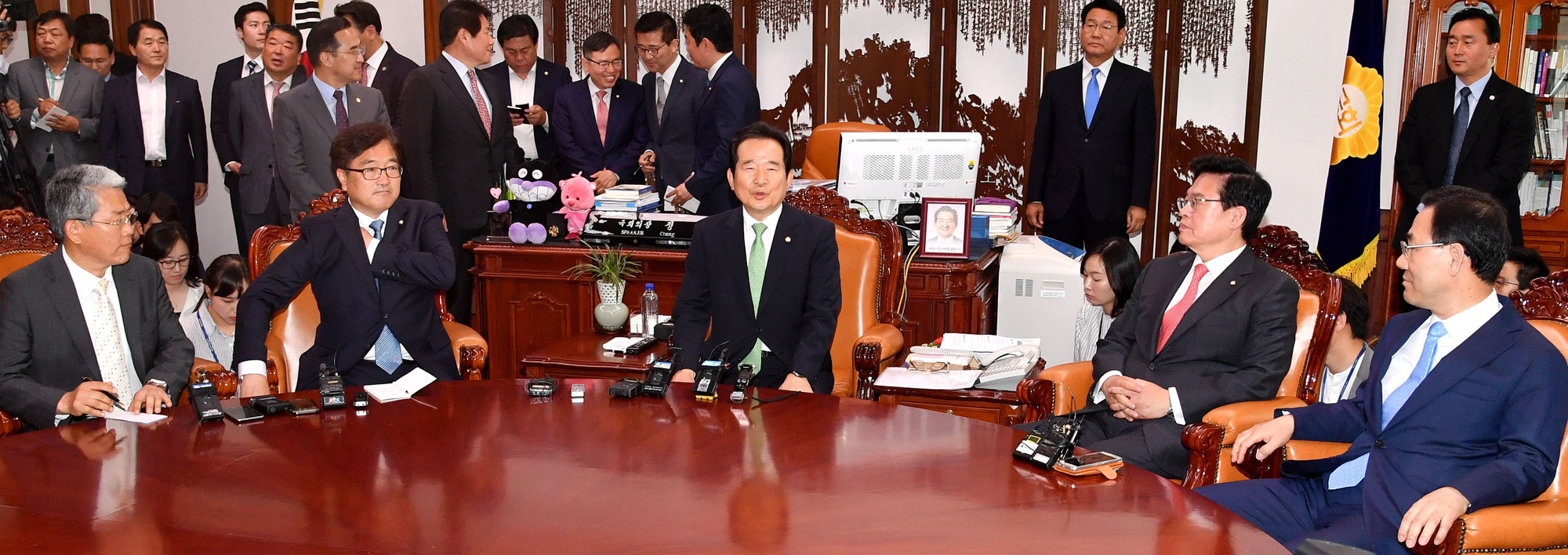 정치;국회;4당원내대표;정세균