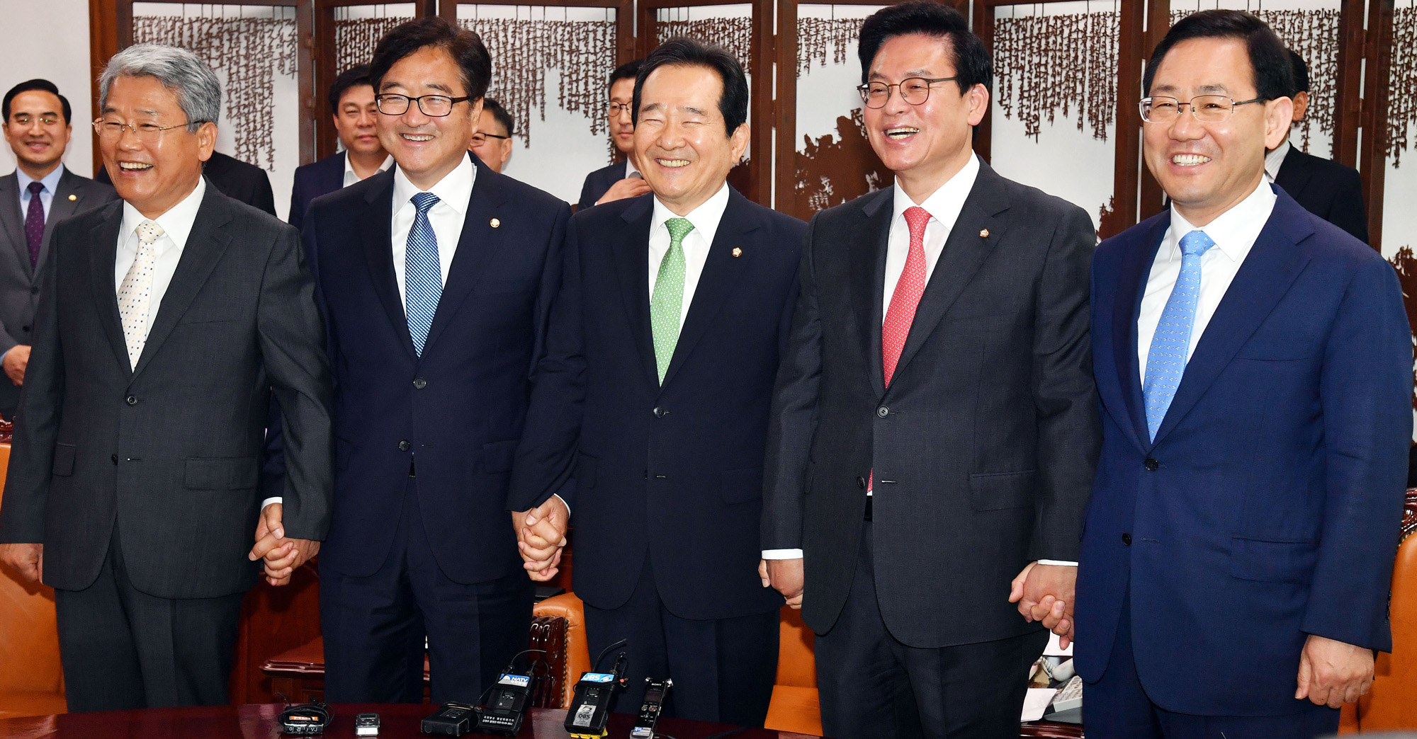 정치;국회;4당원내대표;정세균