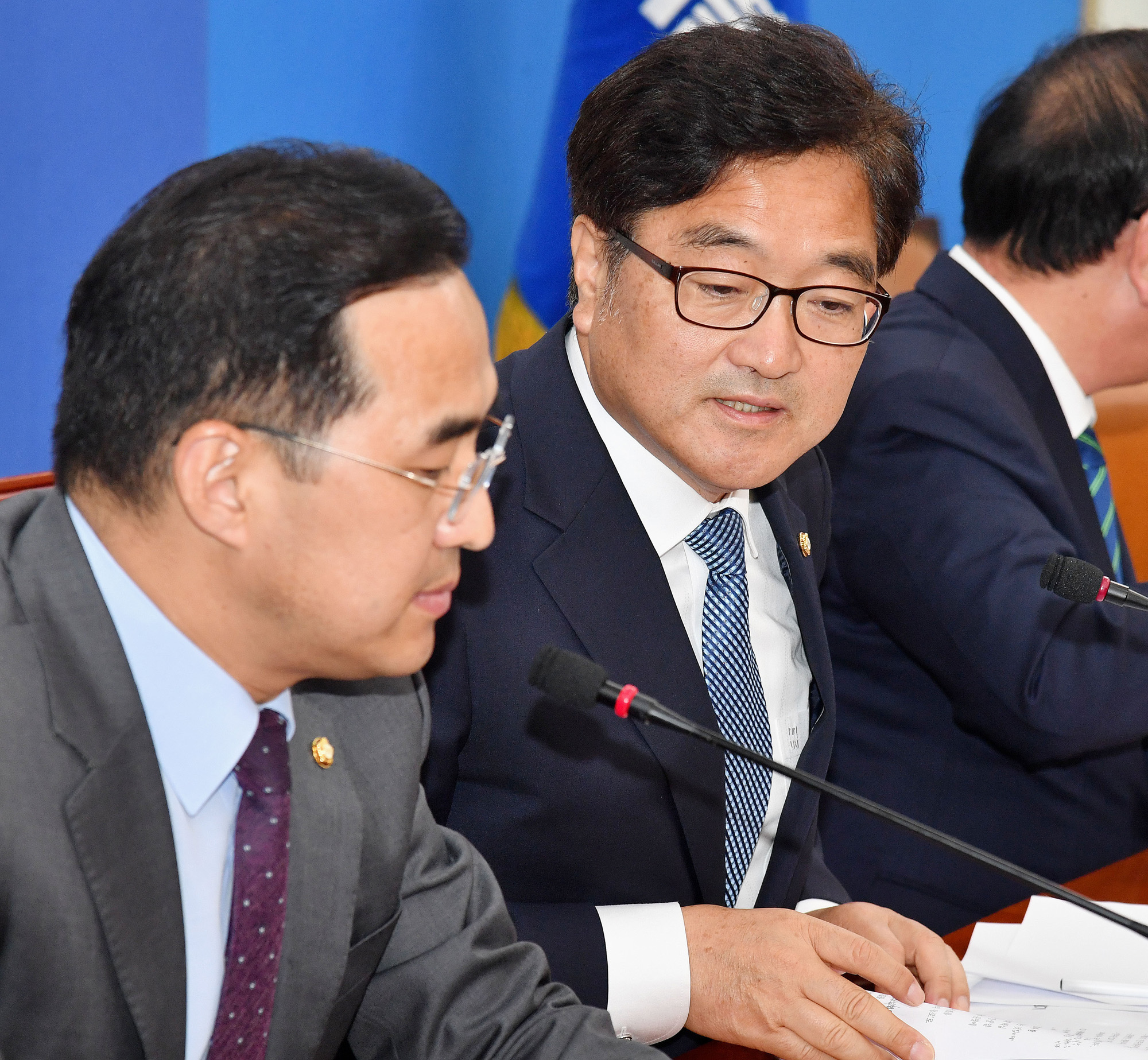 정치;국회;더불어민주당;원내대책회의;김태년;우원식