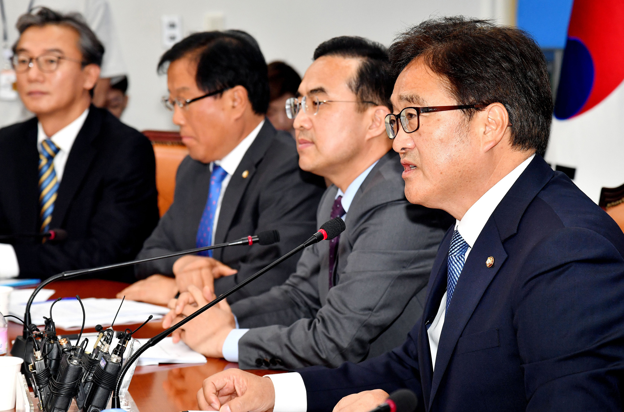 정치;국회;더불어민주당;원내대책회의;김태년;우원식