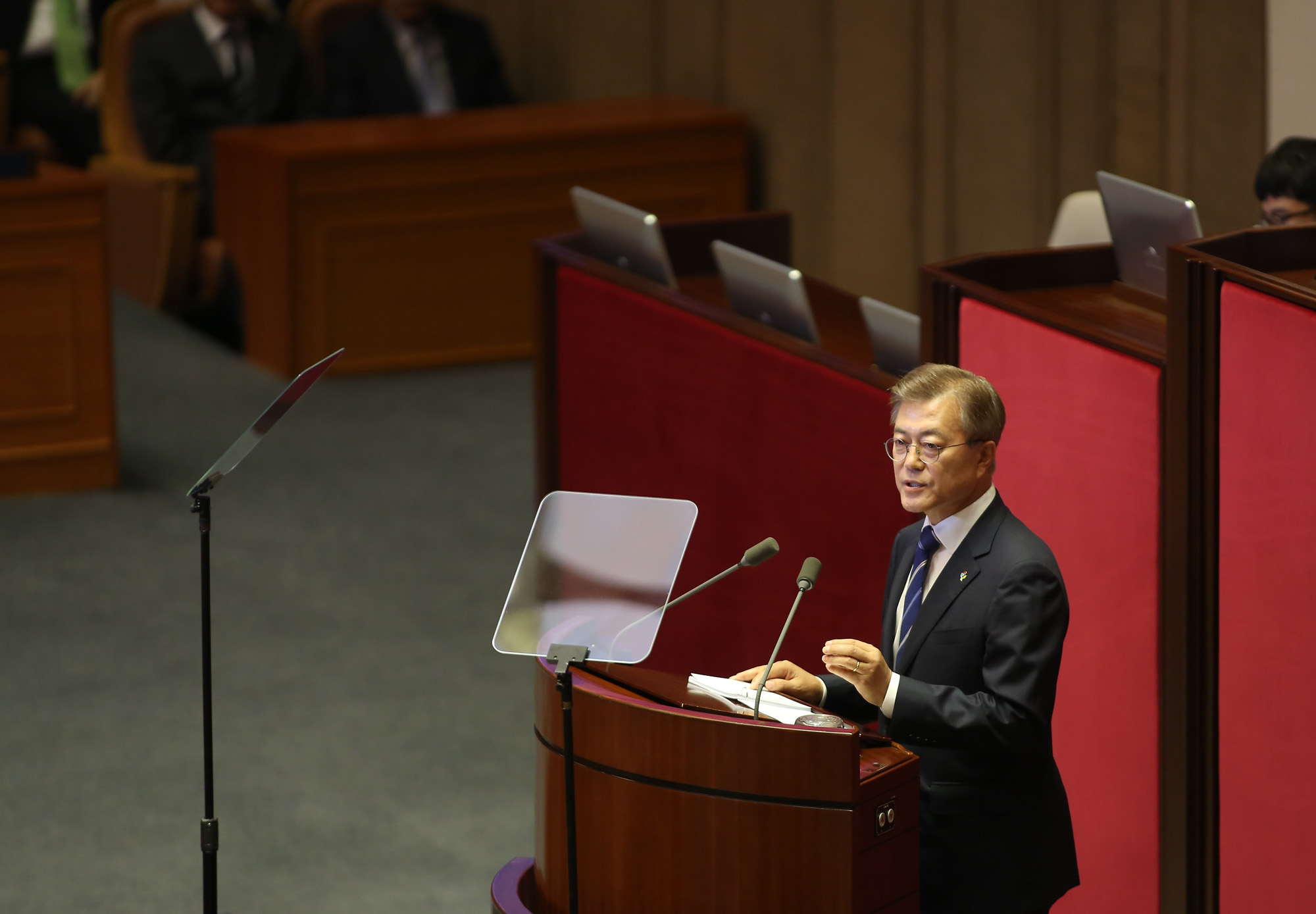 정치;국회;시정연설;문재인;국회본회의