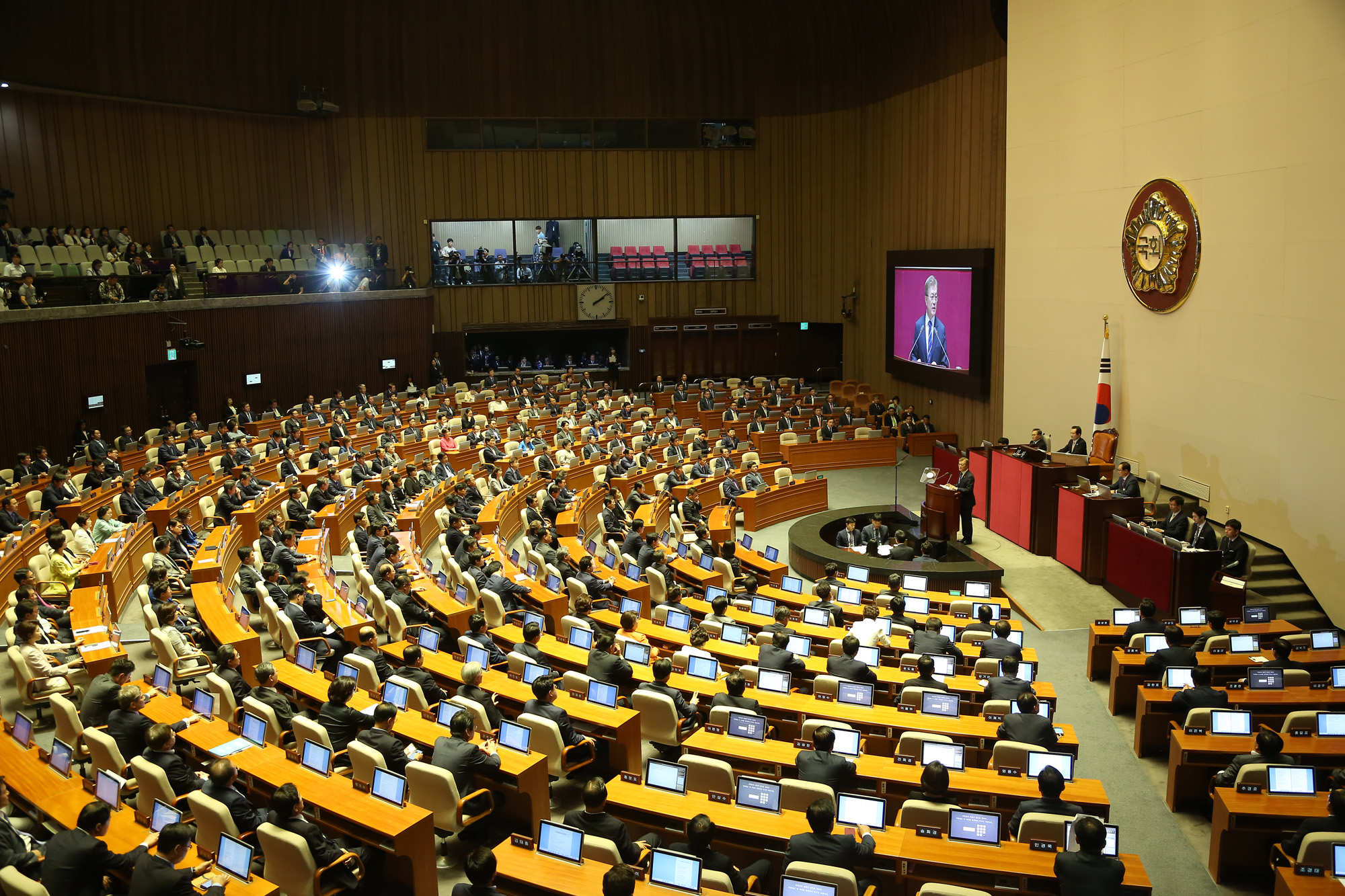 정치;국회;시정연설;문재인;국회본회의