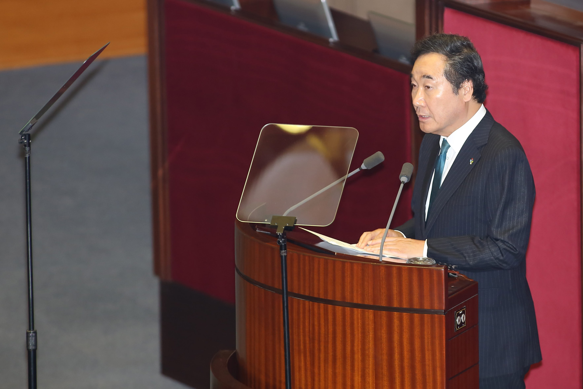 정치;국회;시정연설;문재인;국회본회의;이낙연