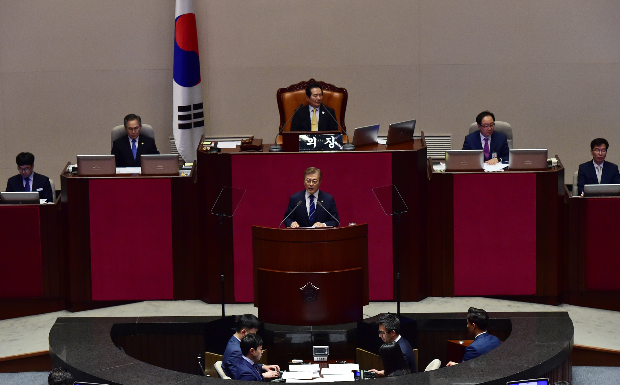 정치;국회;시정연설;대통령;문재인