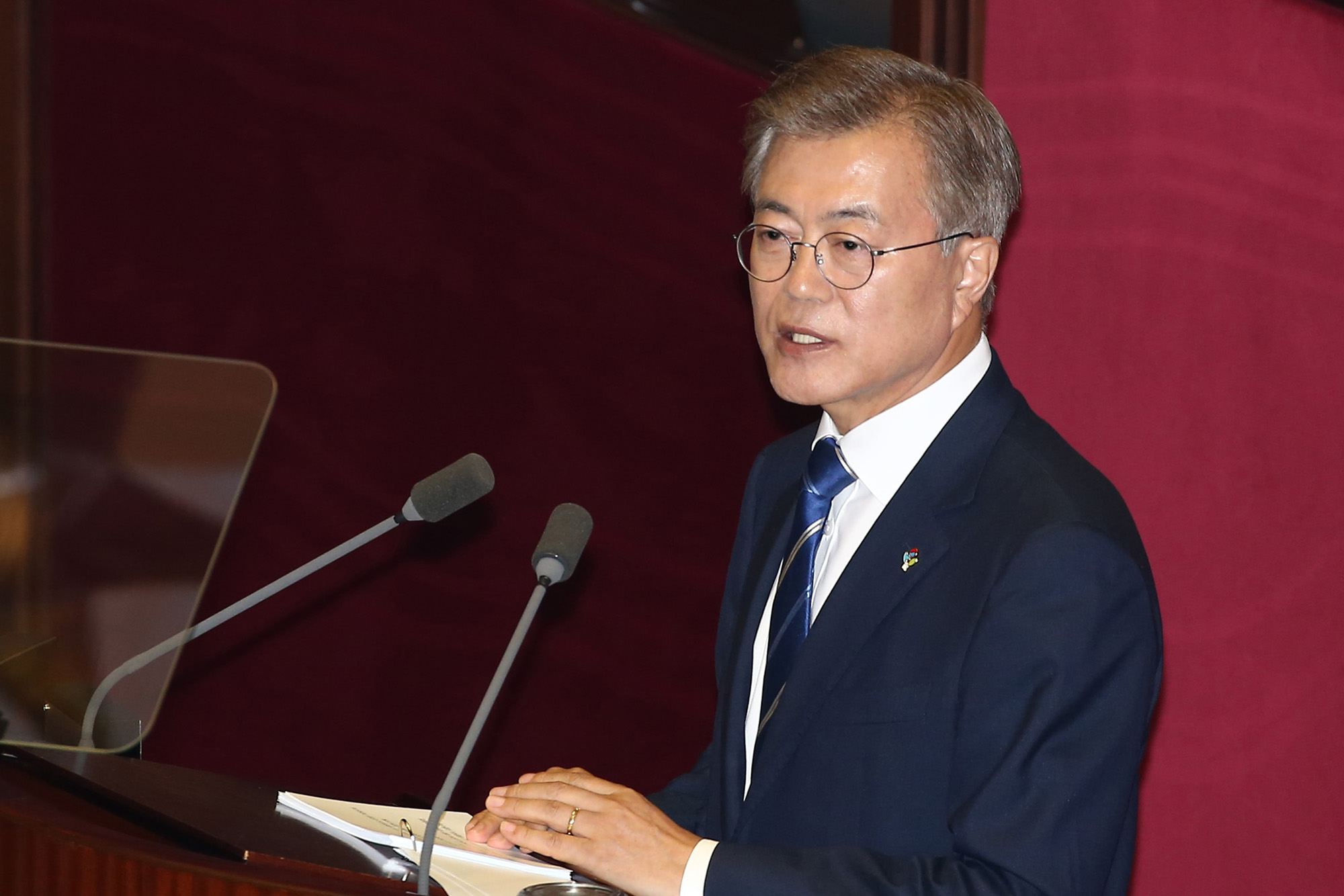 정치;정당;시정연설;대통령;문재인