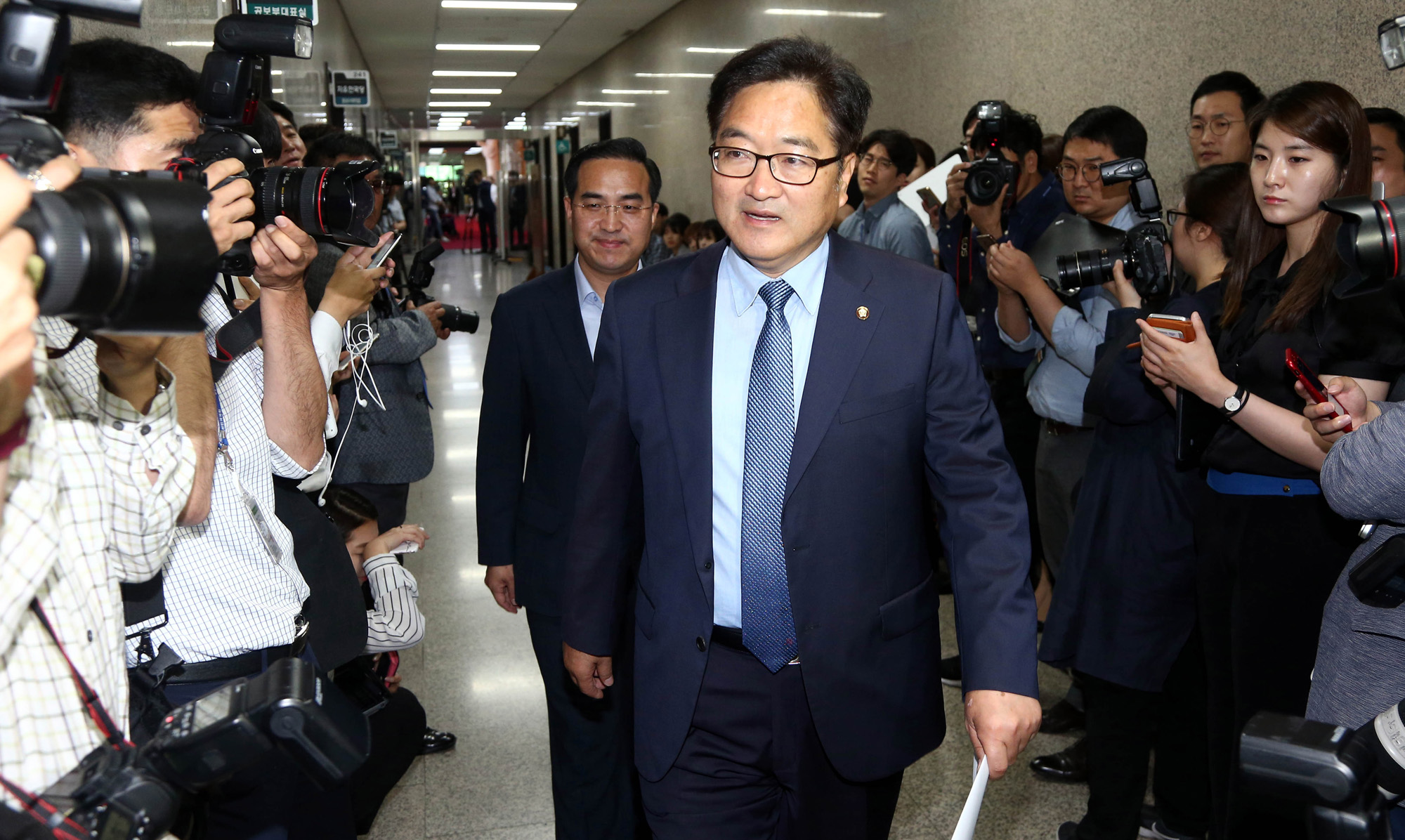 정치;국회;정우택;우원식;주호영;여야원내대표회동