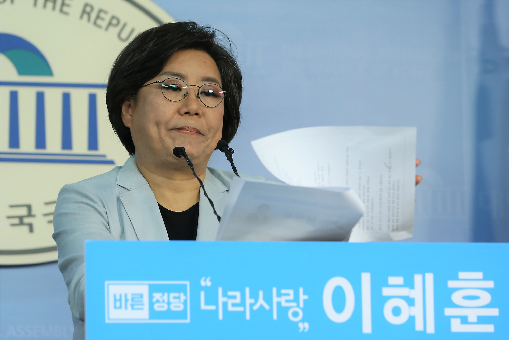 정치;국회;이혜훈;바른정당대표출마;바른정당