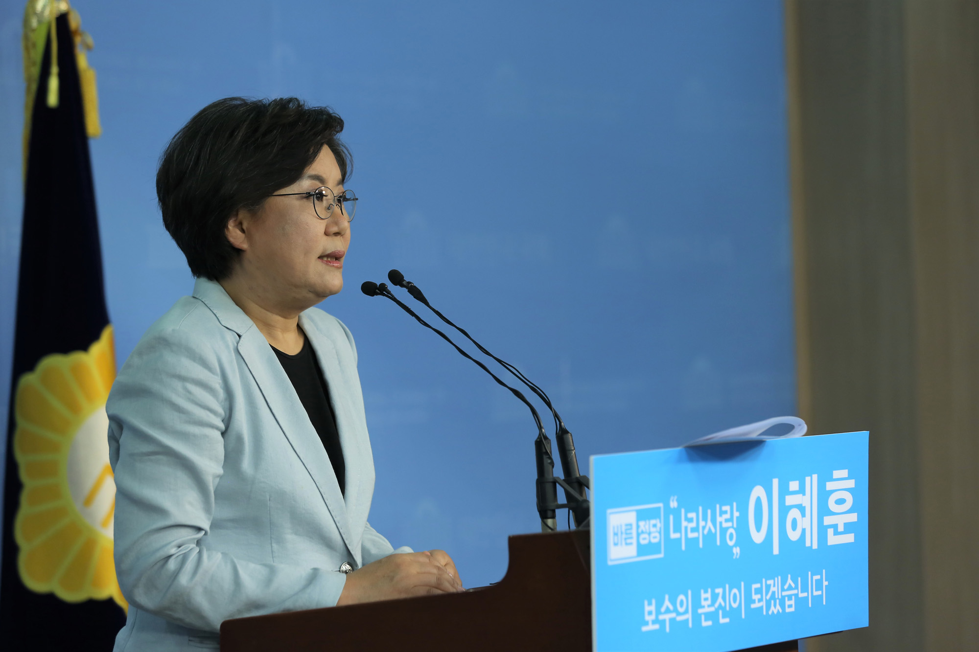 정치;국회;이혜훈;바른정당대표출마;바른정당