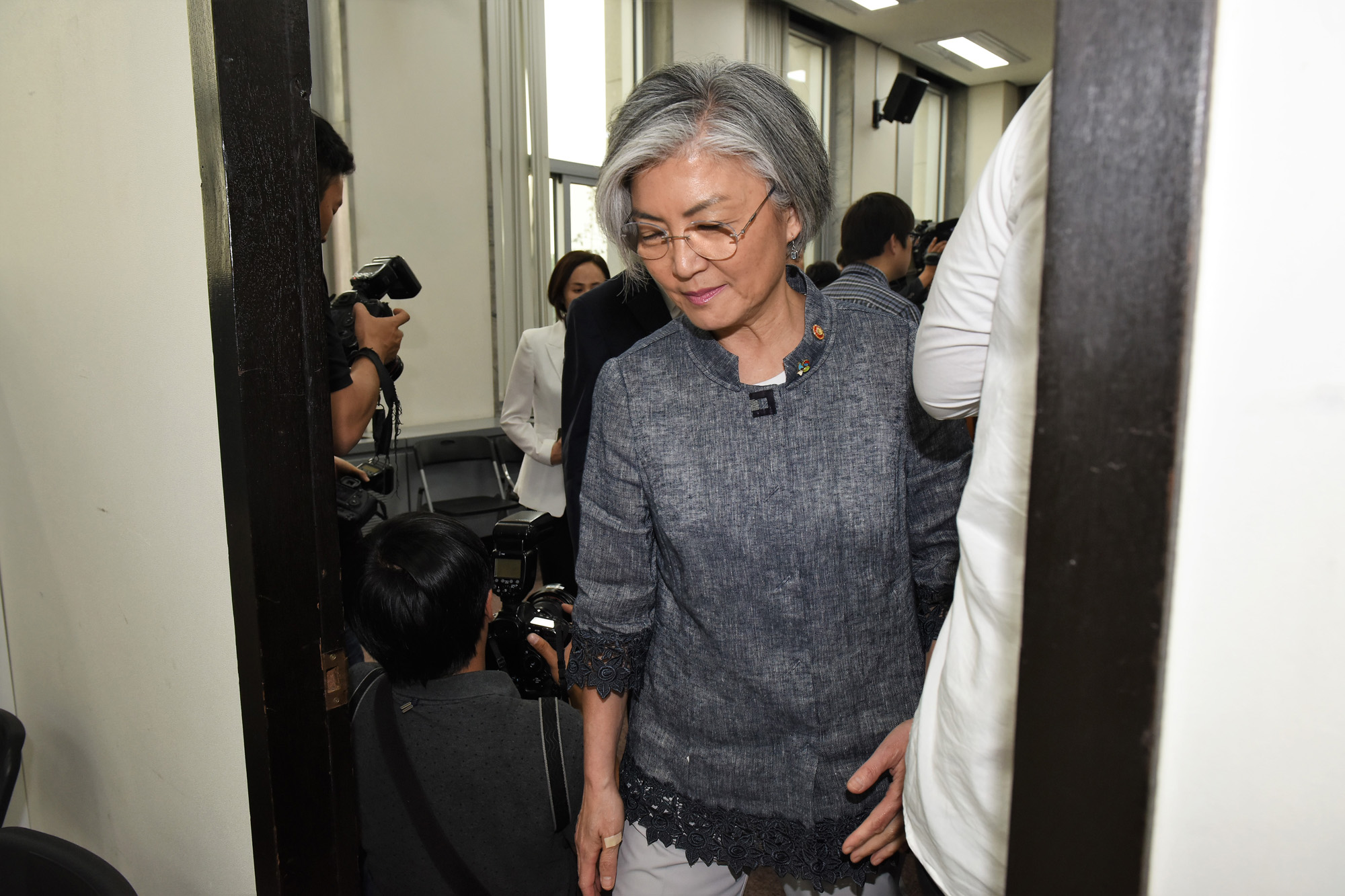정치;국회;강경화;외교부장관;주호영
