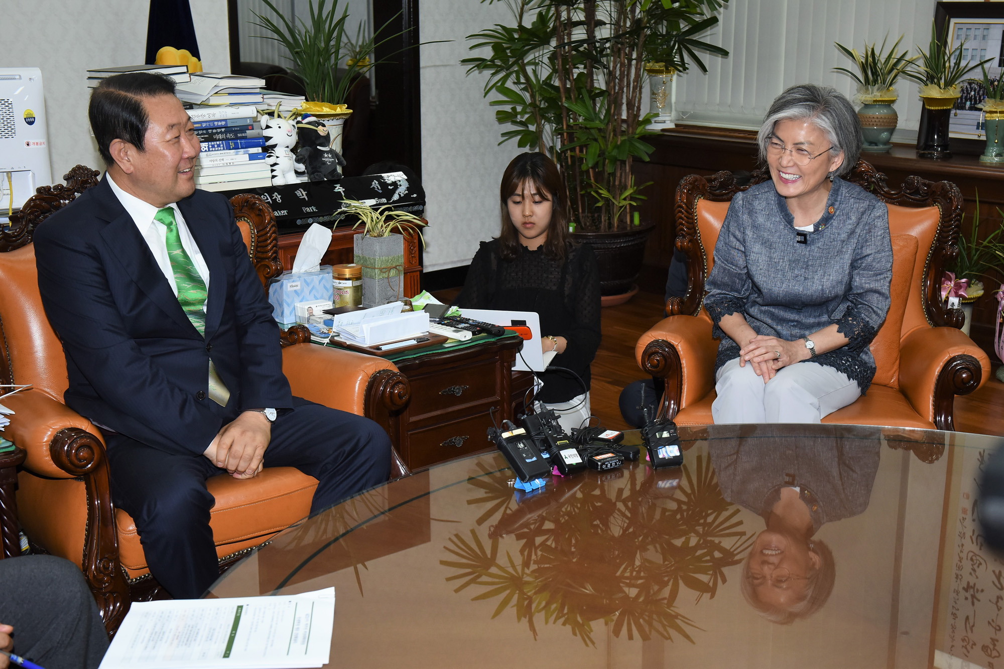 정치;국회;강경화;외교부장관;박주선