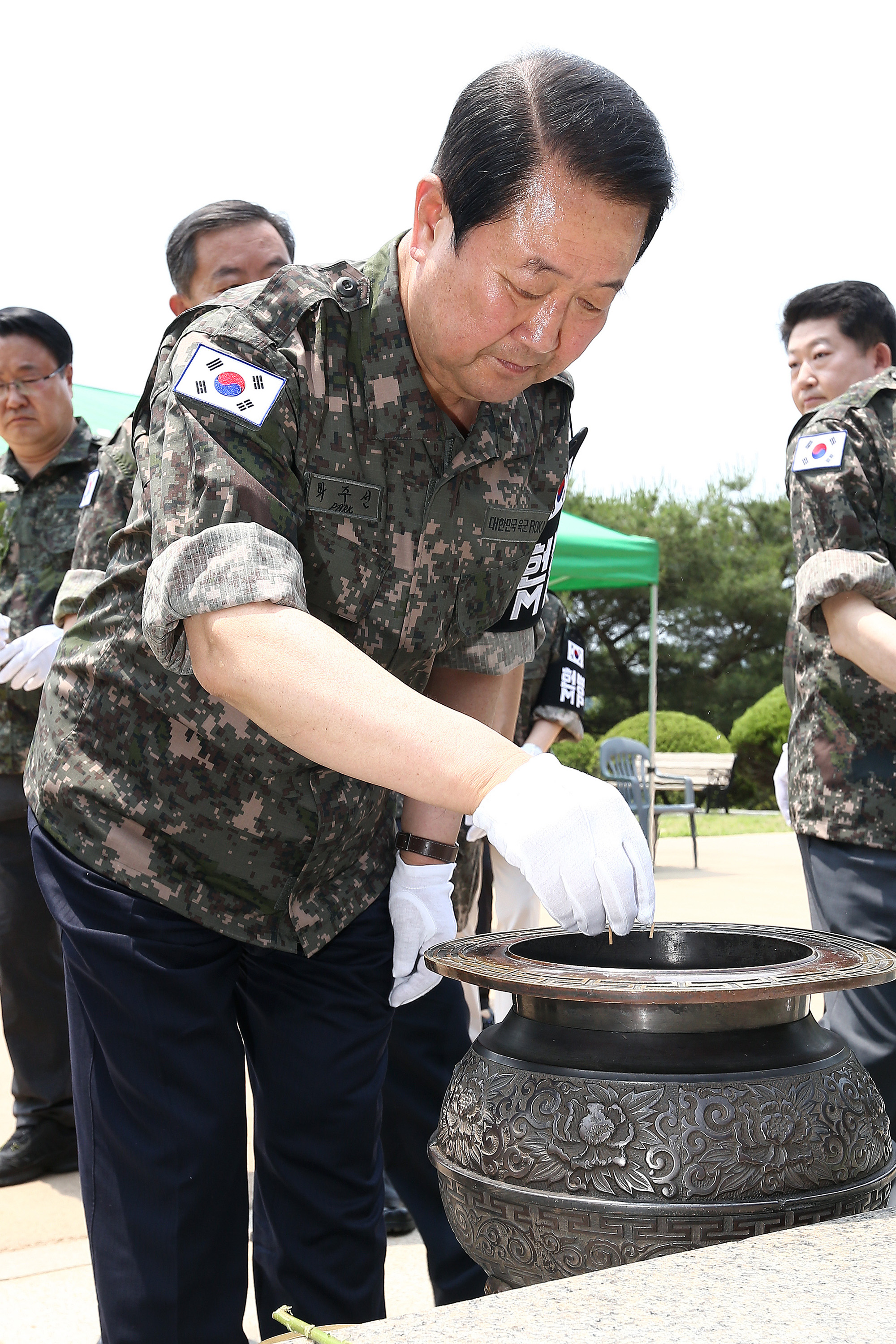 정치;박주선;부대방문
