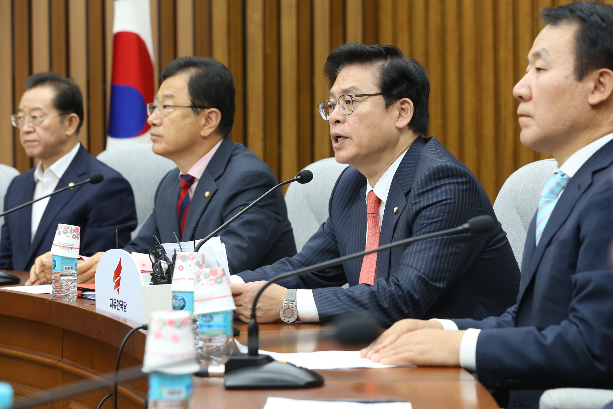 정치;국회;자유한국당;원내대책회의;정우택