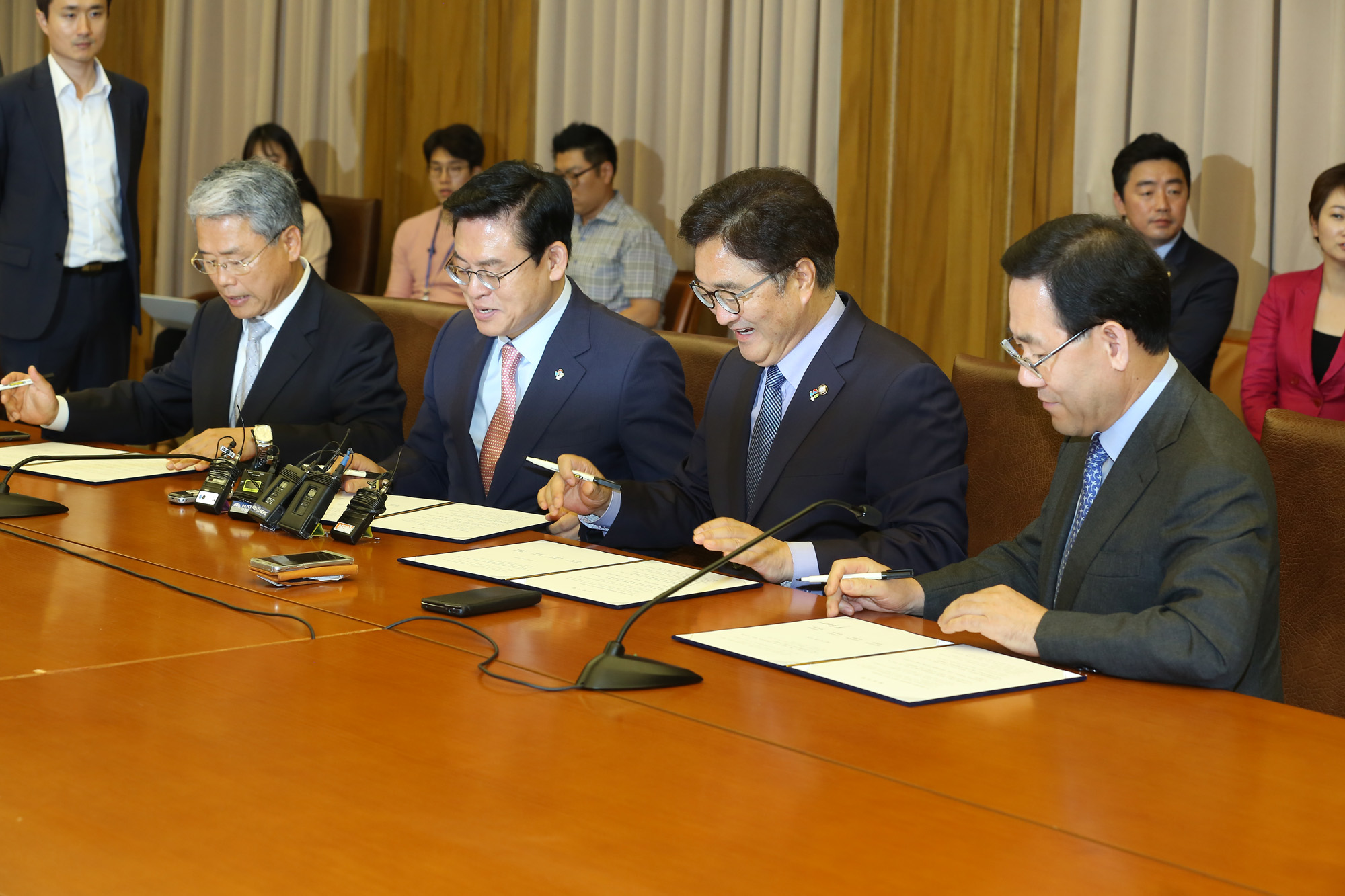 정치;국회;여야4당원내대표;여야합의문