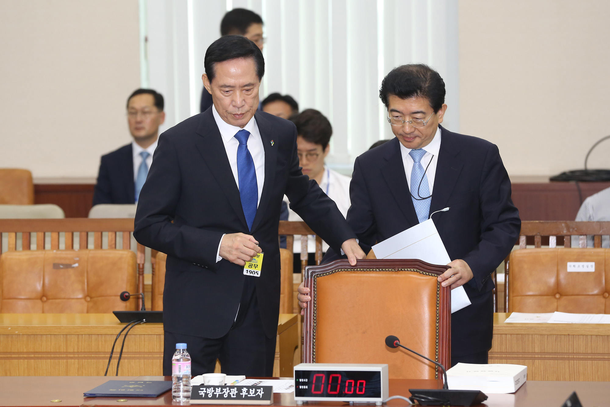 정치;국회;국방부장관;송영무;인사청문회