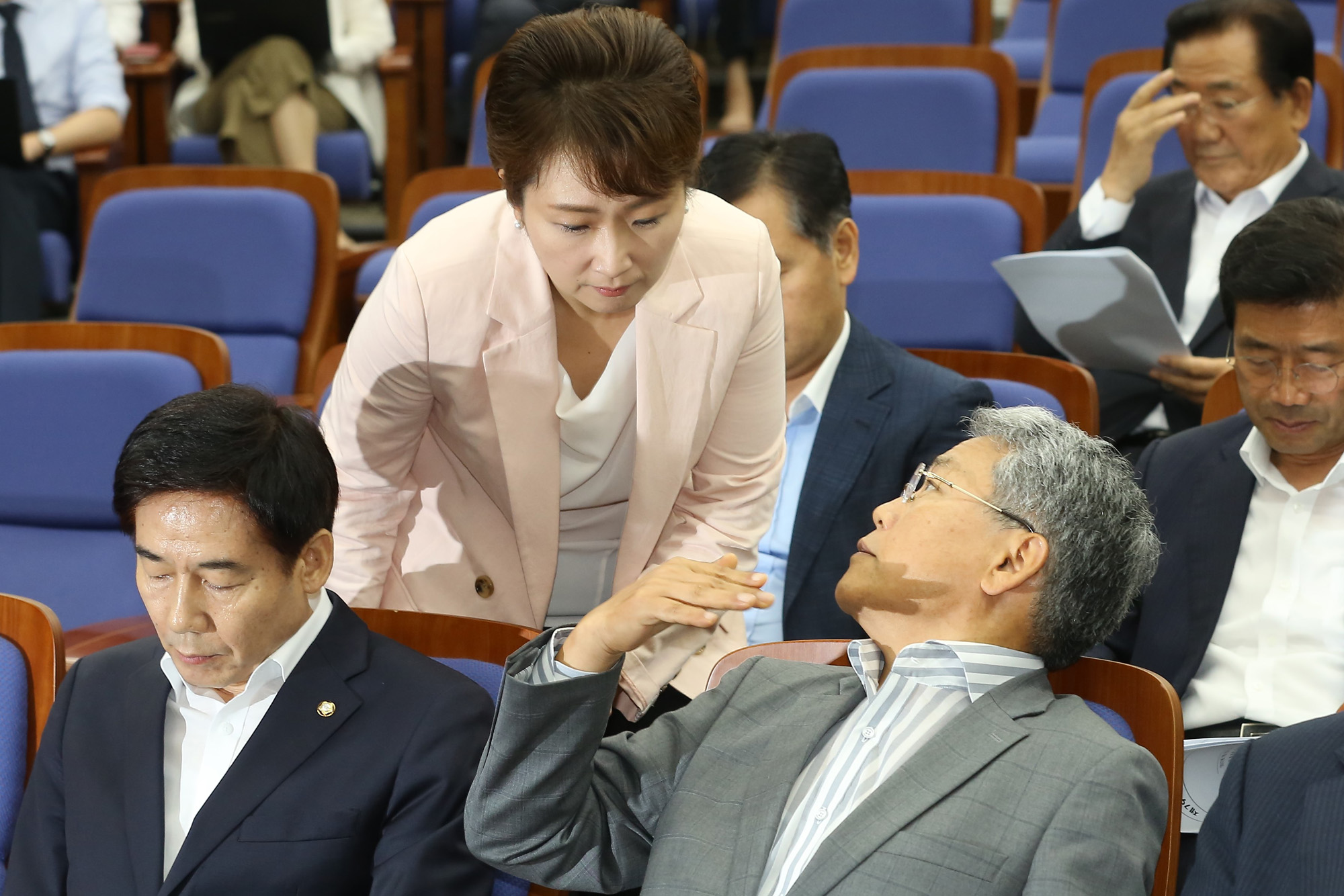 정치;국회;국민의당;긴급의원총회;박주선;김동철