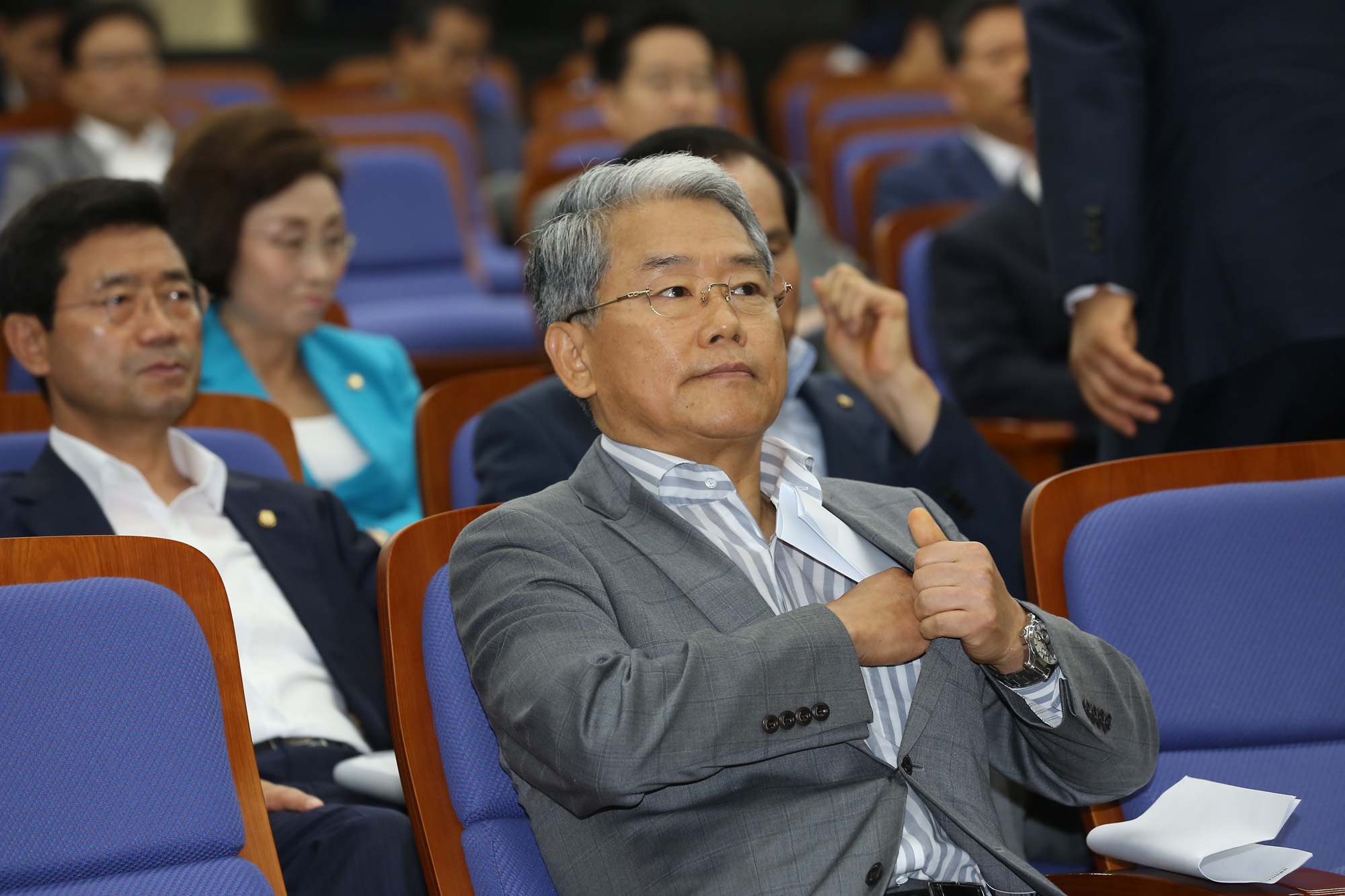 정치;국회;국민의당;긴급의원총회;박주선;김동철