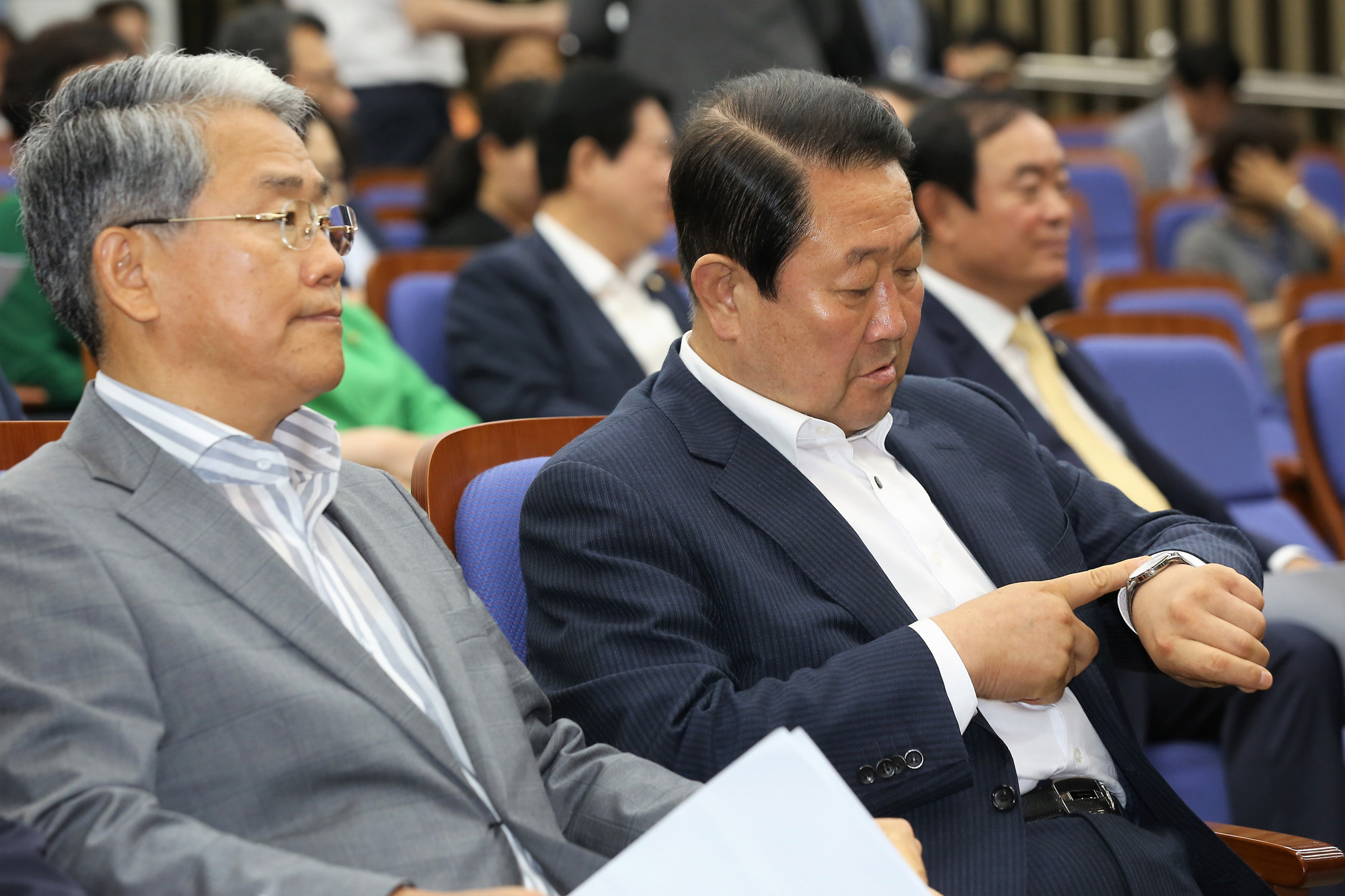 정치;국회;국민의당;긴급의원총회;박주선;김동철