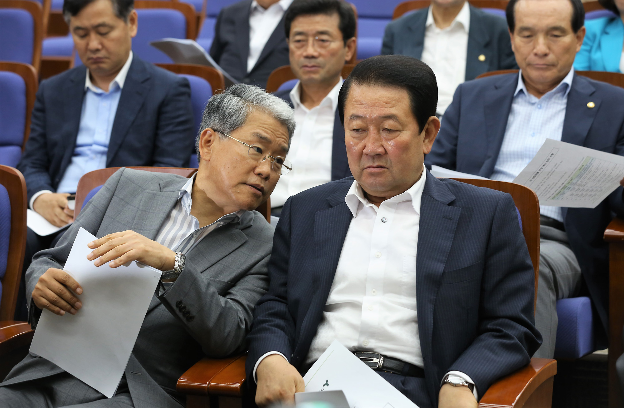 정치;국회;국민의당;긴급의원총회;박주선;김동철