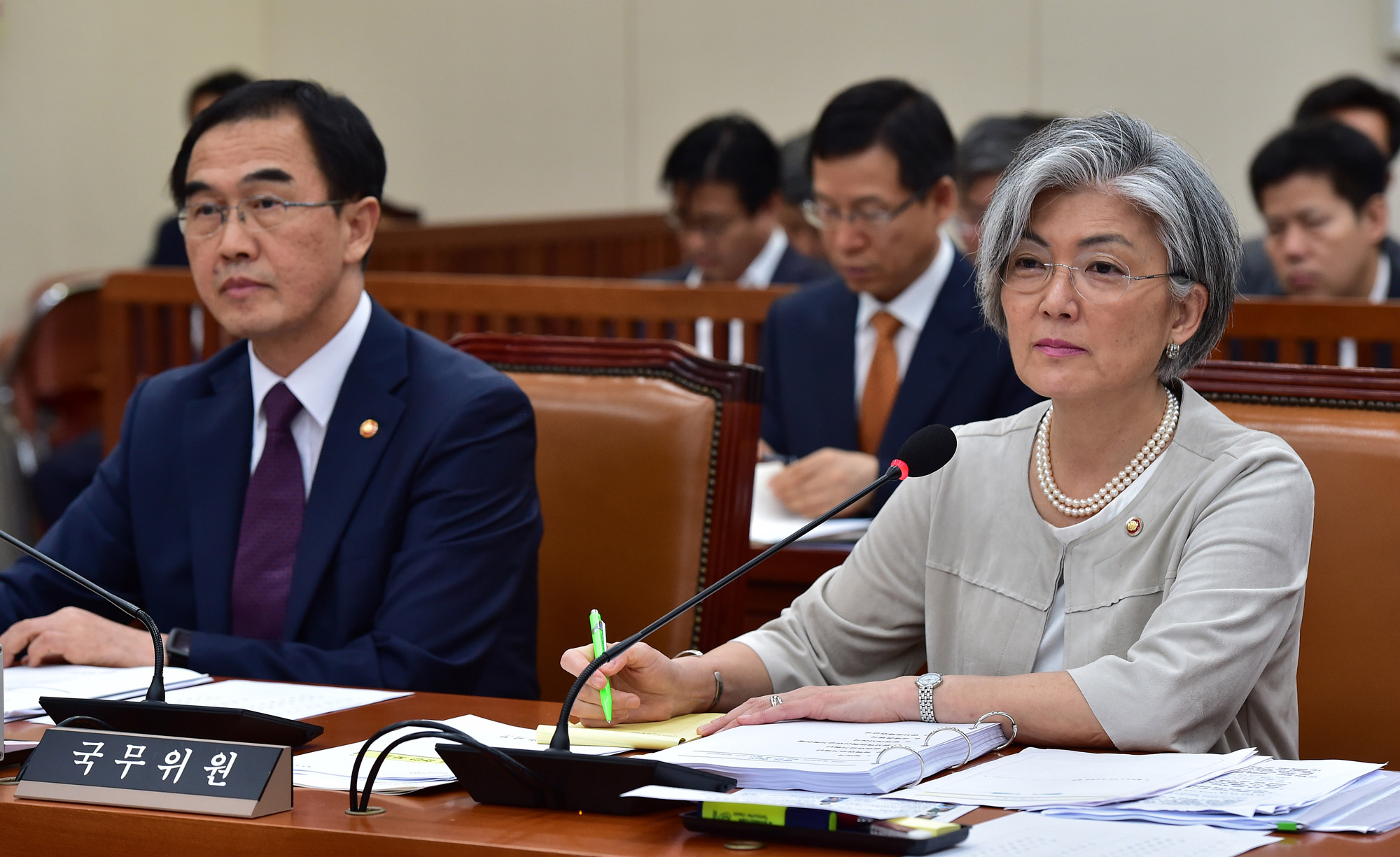 정치;외교통일위원회;강경화;외교부장관