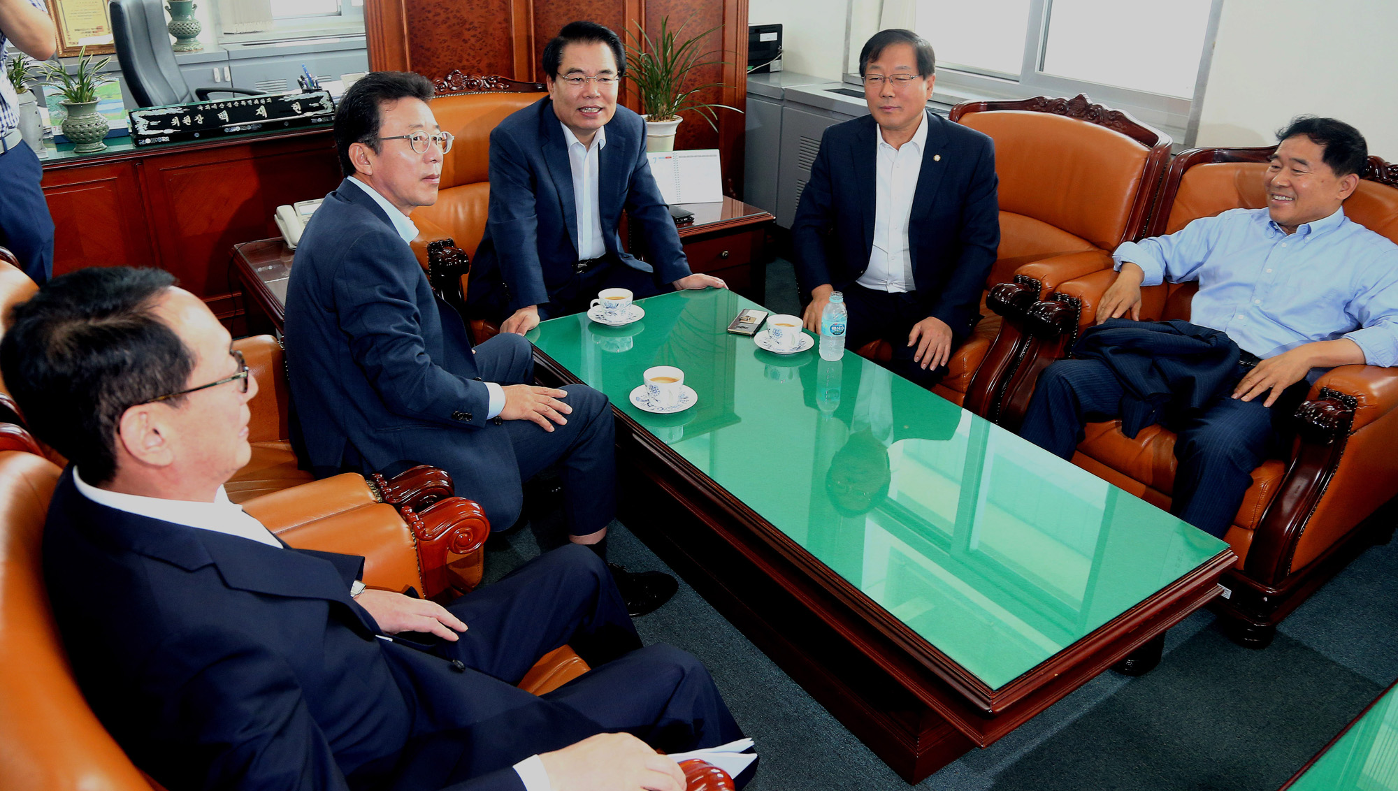 정치;국회;예산결산위원회;간사회동;김도읍;황주홍;백재현