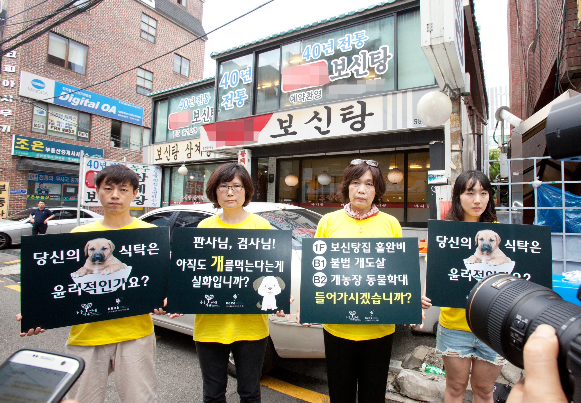 개고기;개고기반대;카라;동물보호단체;고통없는복날;말복;동물자유연대;보신탕