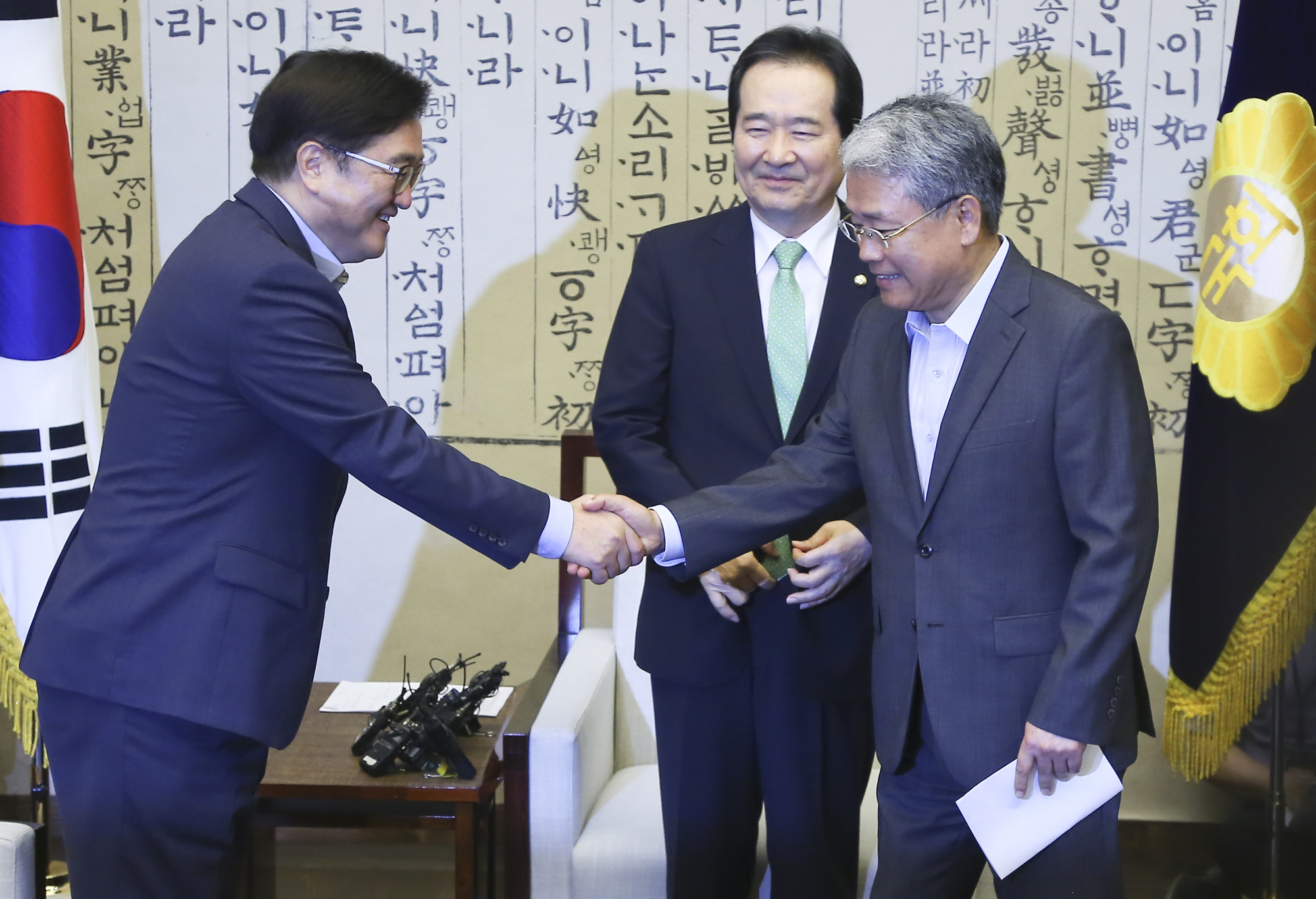 정치;국회;여야원내대표회동;김동철;정세균;우원식;정우택;주호영;교섭단체회동