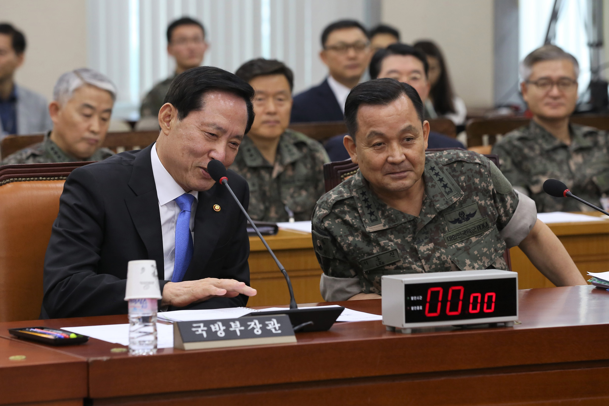 정치;국회;국방위원회;송영무;이순진