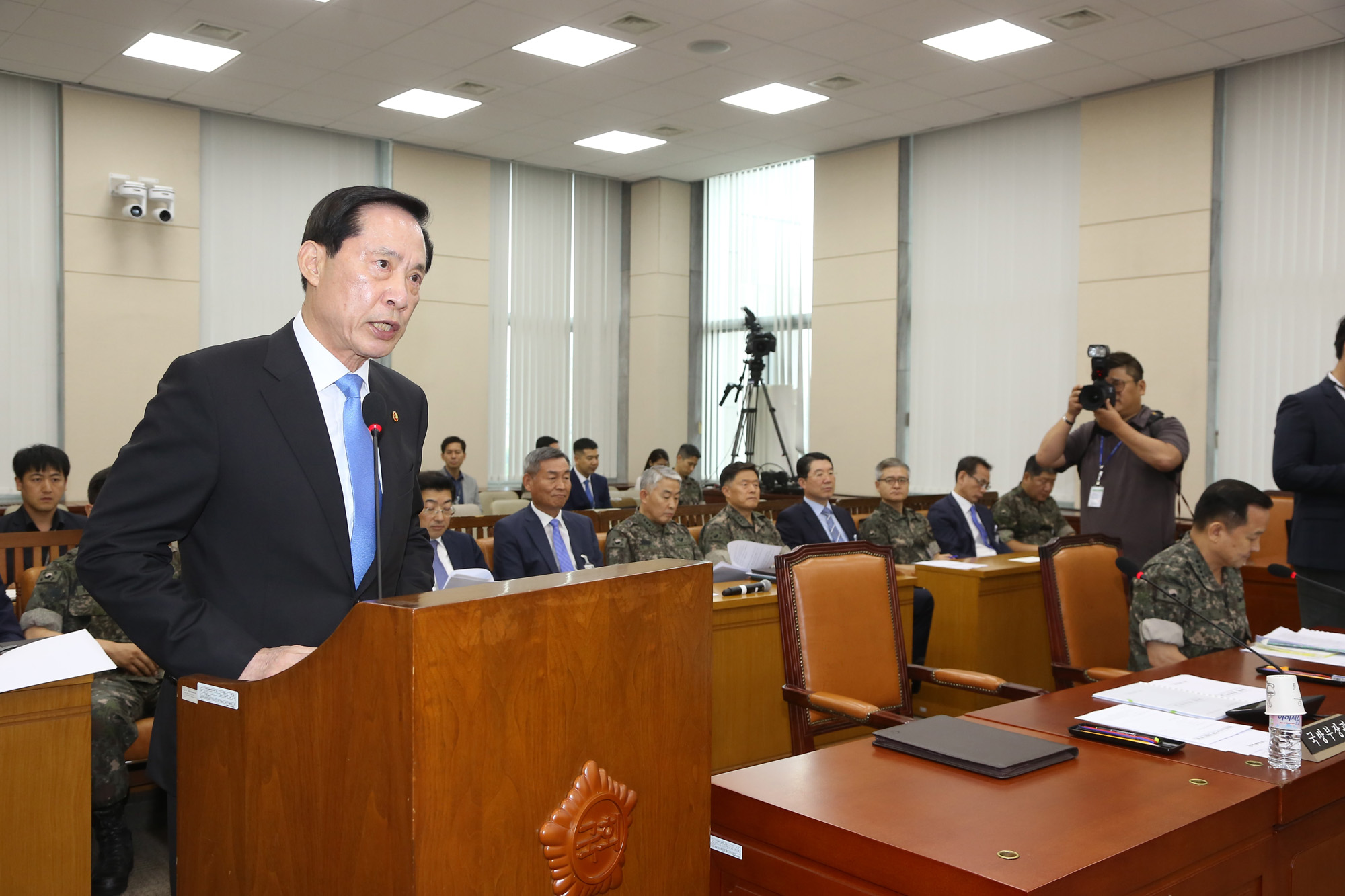 정치;국회;국방위원회;송영무;이순진