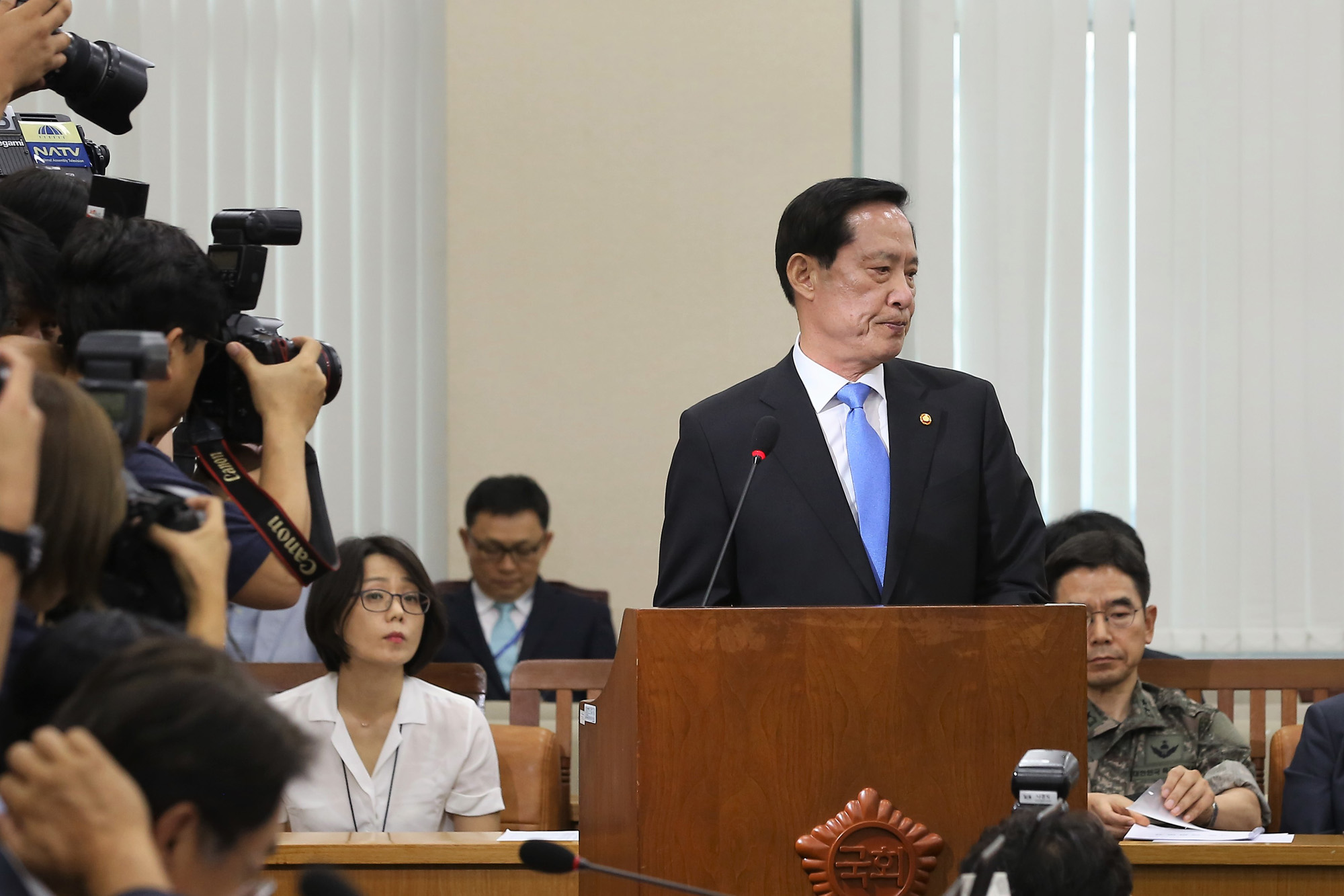 정치;국회;국방위원회;송영무;이순진