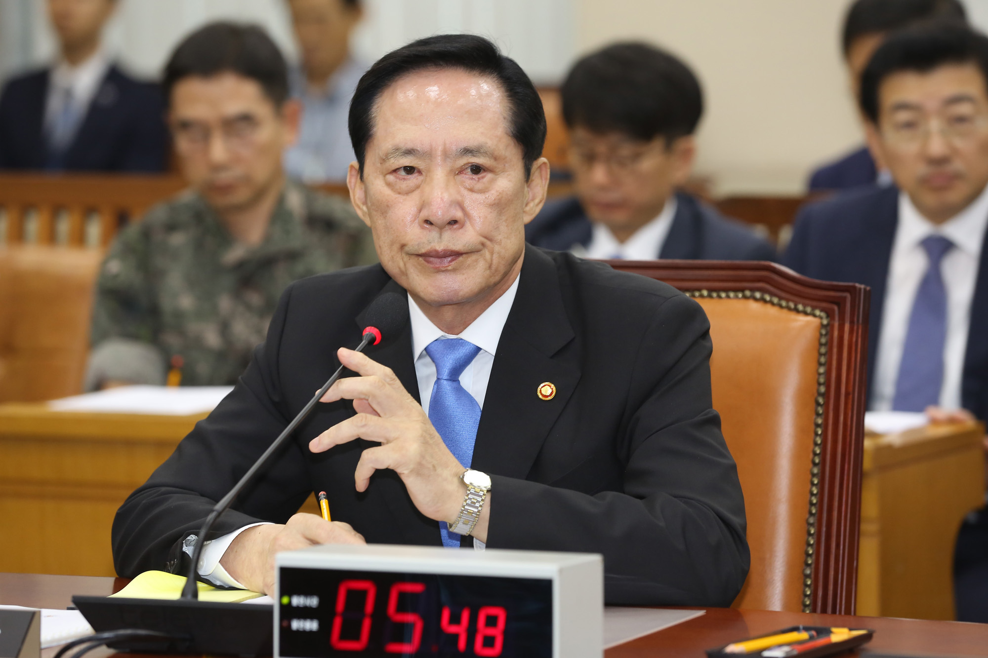 정치;국회;국방위원회;송영무;이순진;국방부장관