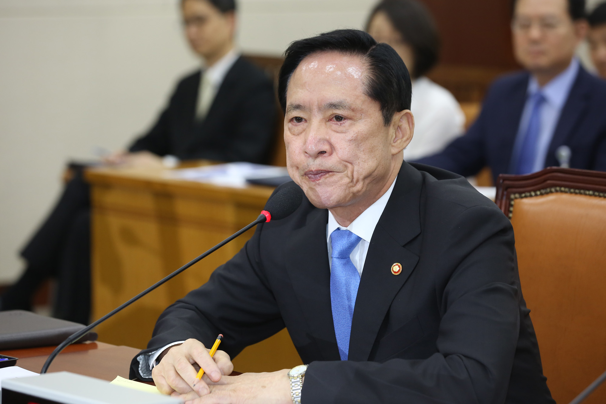 정치;국회;국방위원회;송영무;이순진;국방부장관