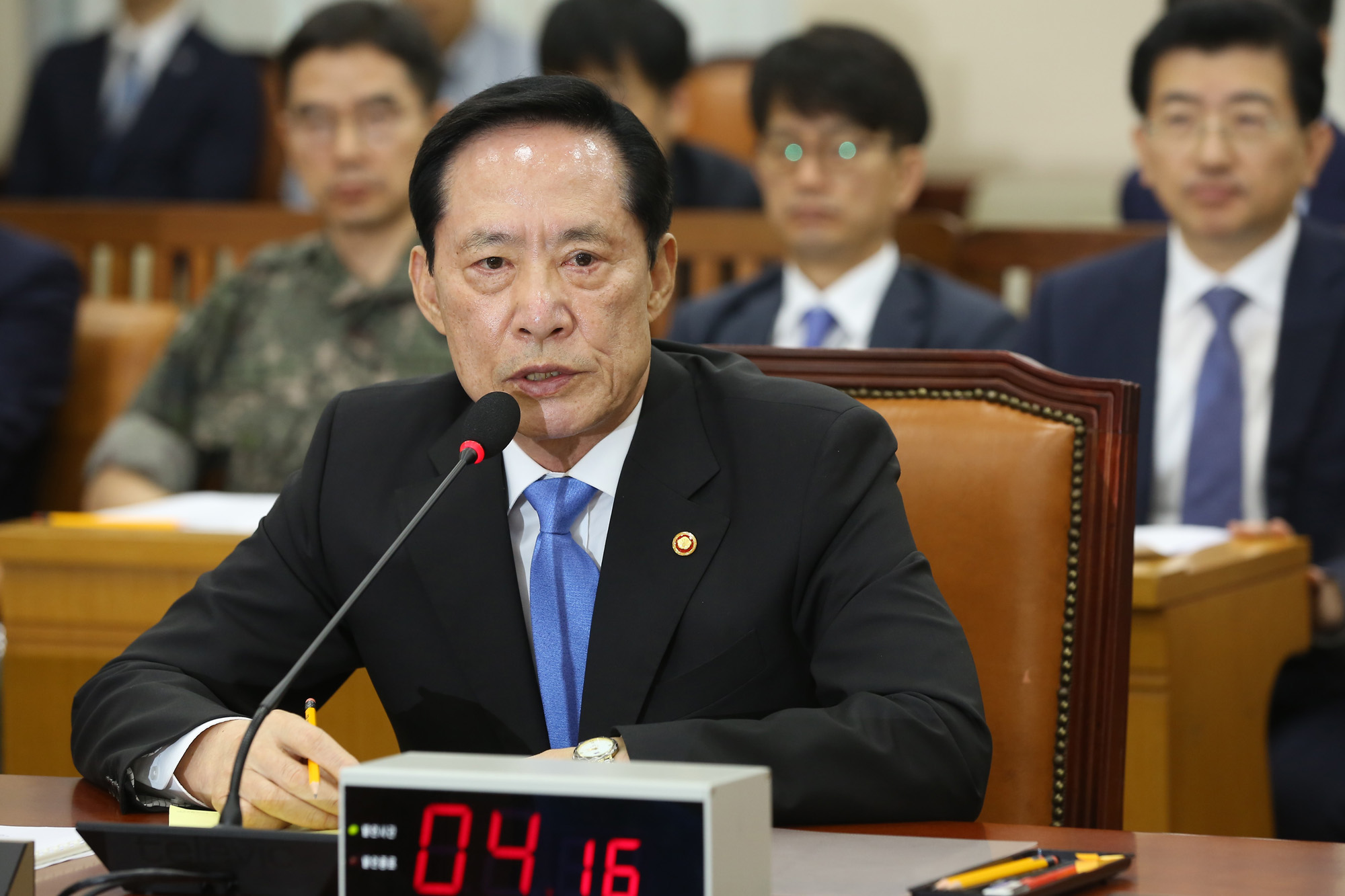 정치;국회;국방위원회;송영무;이순진;국방부장관