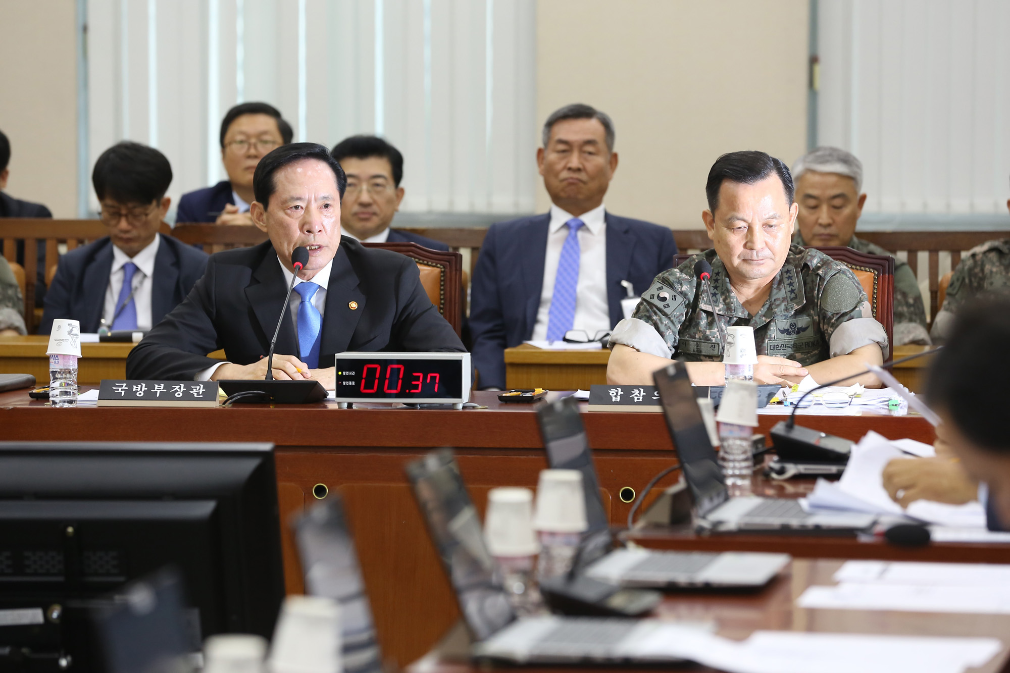 정치;국회;국방위원회;송영무;이순진;국방부장관