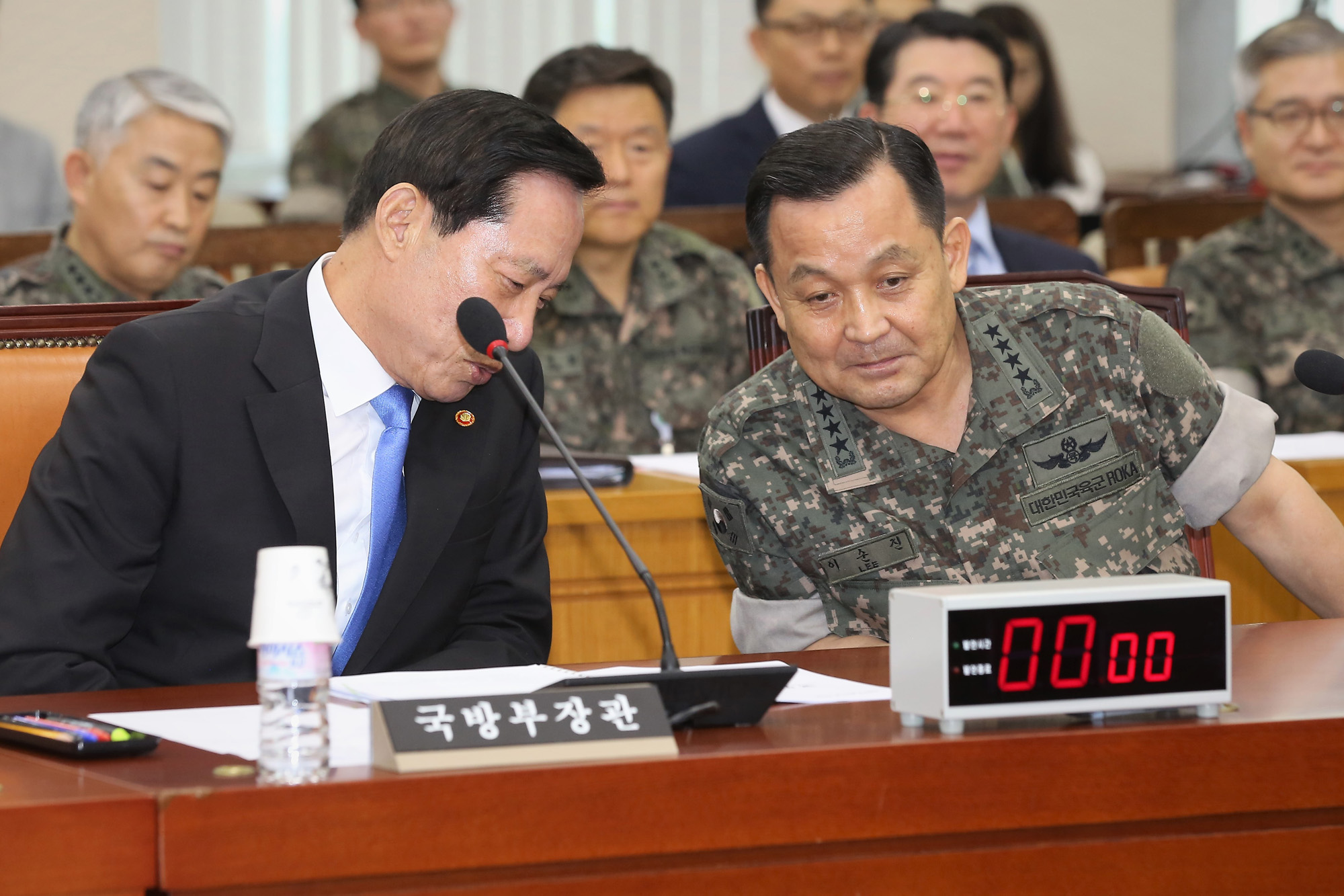 정치;국회;국방위원회;송영무;이순진