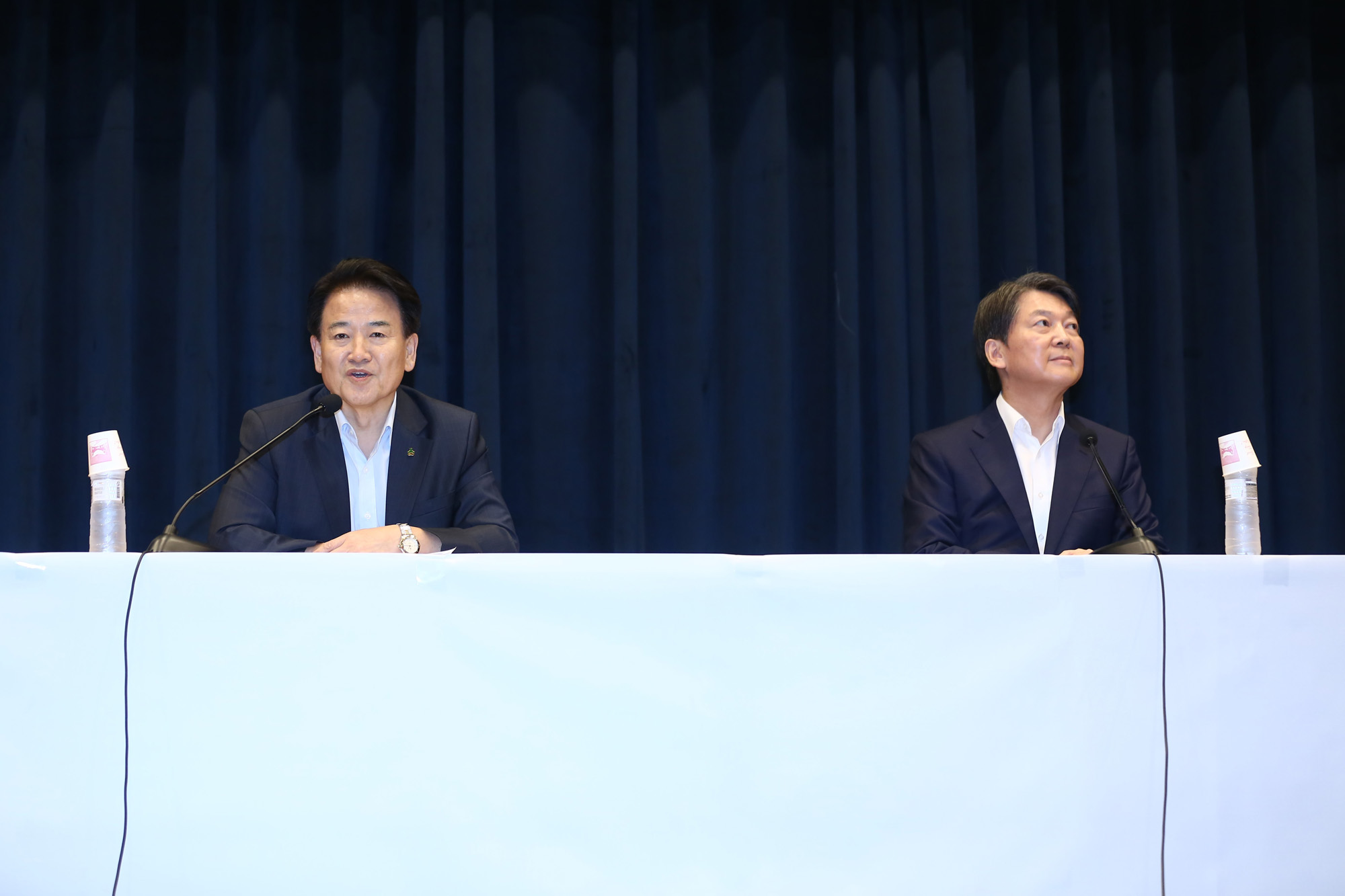 정치;국회;국민의당;당대표후보자;토론회;안철수;정동영;천정배;이언주