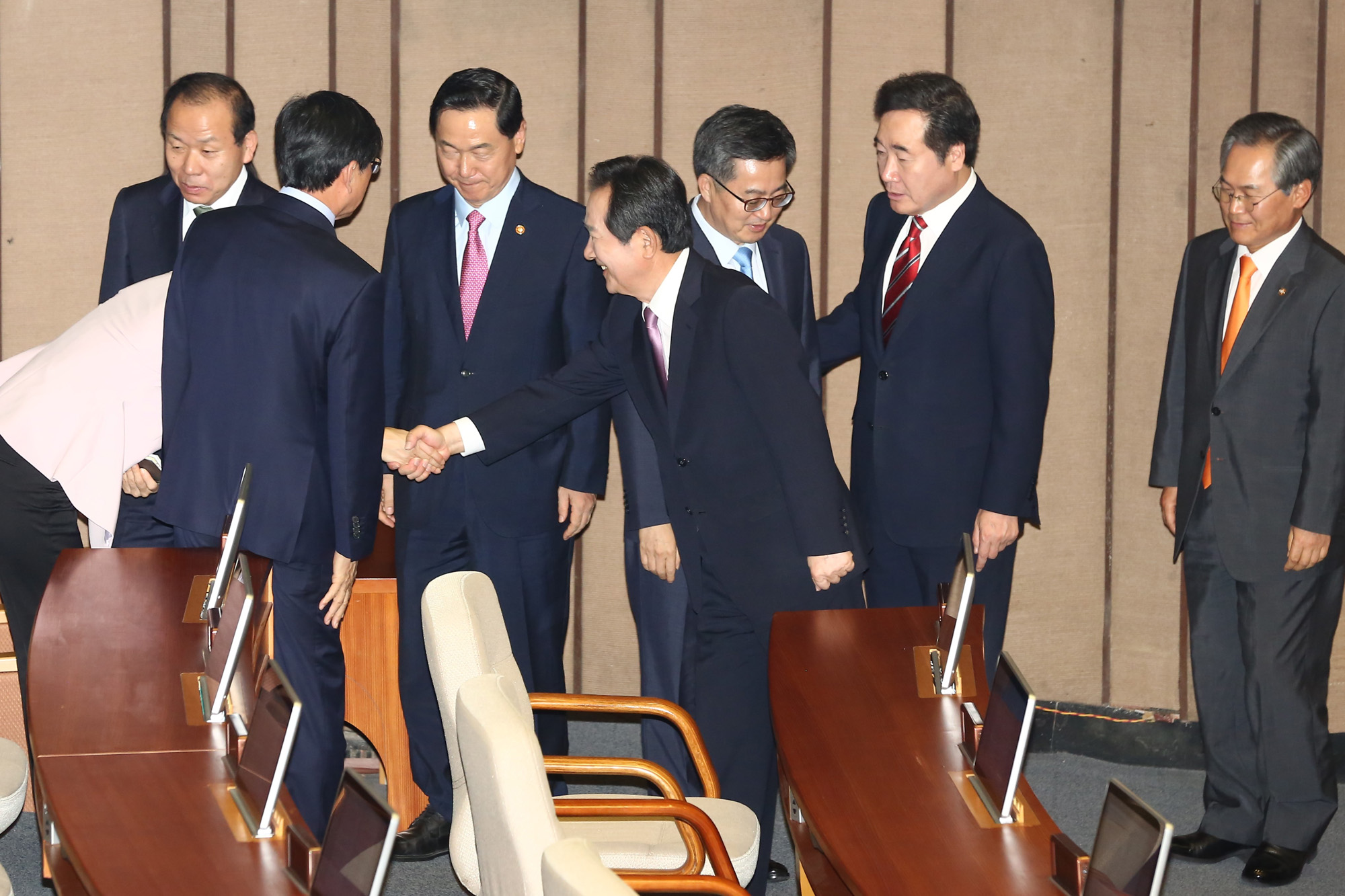 정치;국회;본회의;정기국회개회식;정세균;이낙연