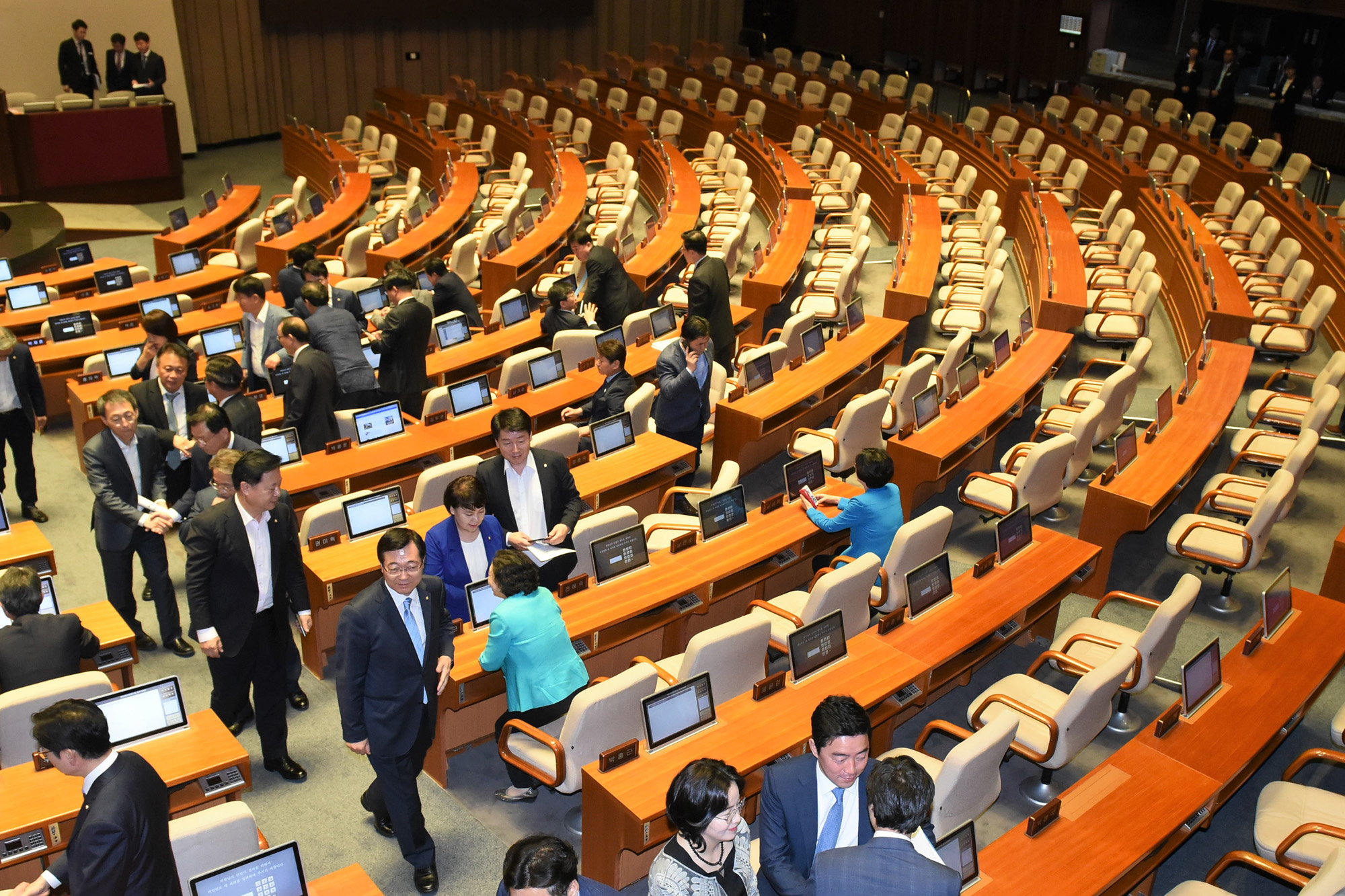 정치;국회;본회의;자유한국당보이콧