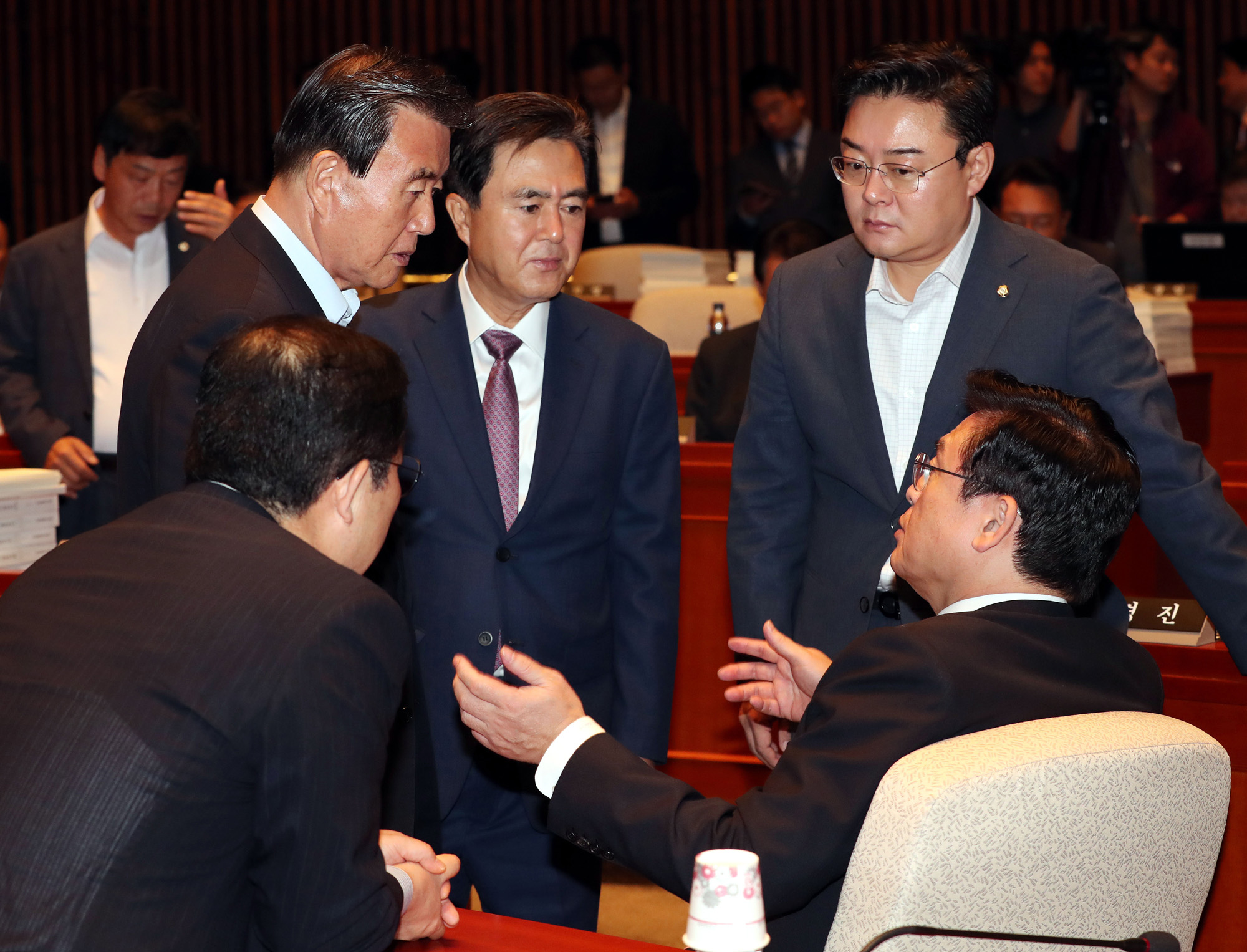 정치;국회;자유한국당안보의원총회;홍준표