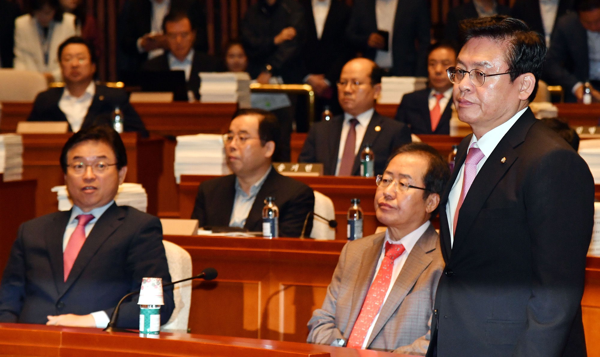 정치;국회;자유한국당안보의원총회;홍준표