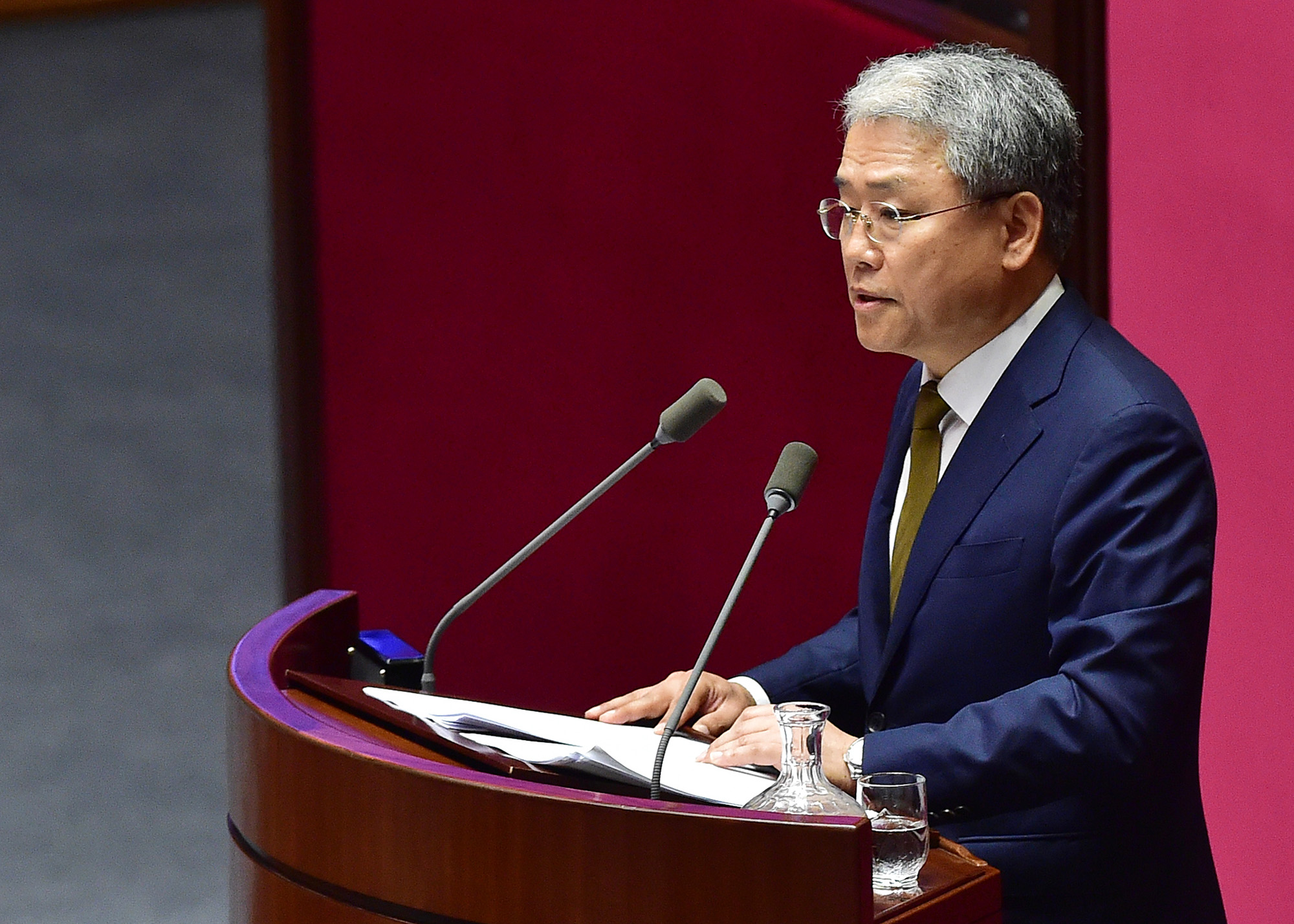 정치;국회;본회의;정기국회;자유한국당불참;자유한국당보이콧;김동철대표연설