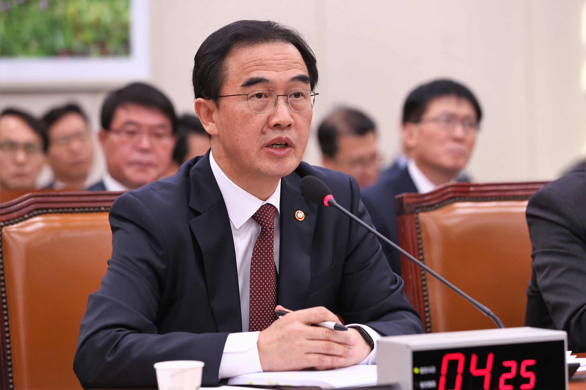 정치;국회;국정감사;통일부;조명균;통일부장관