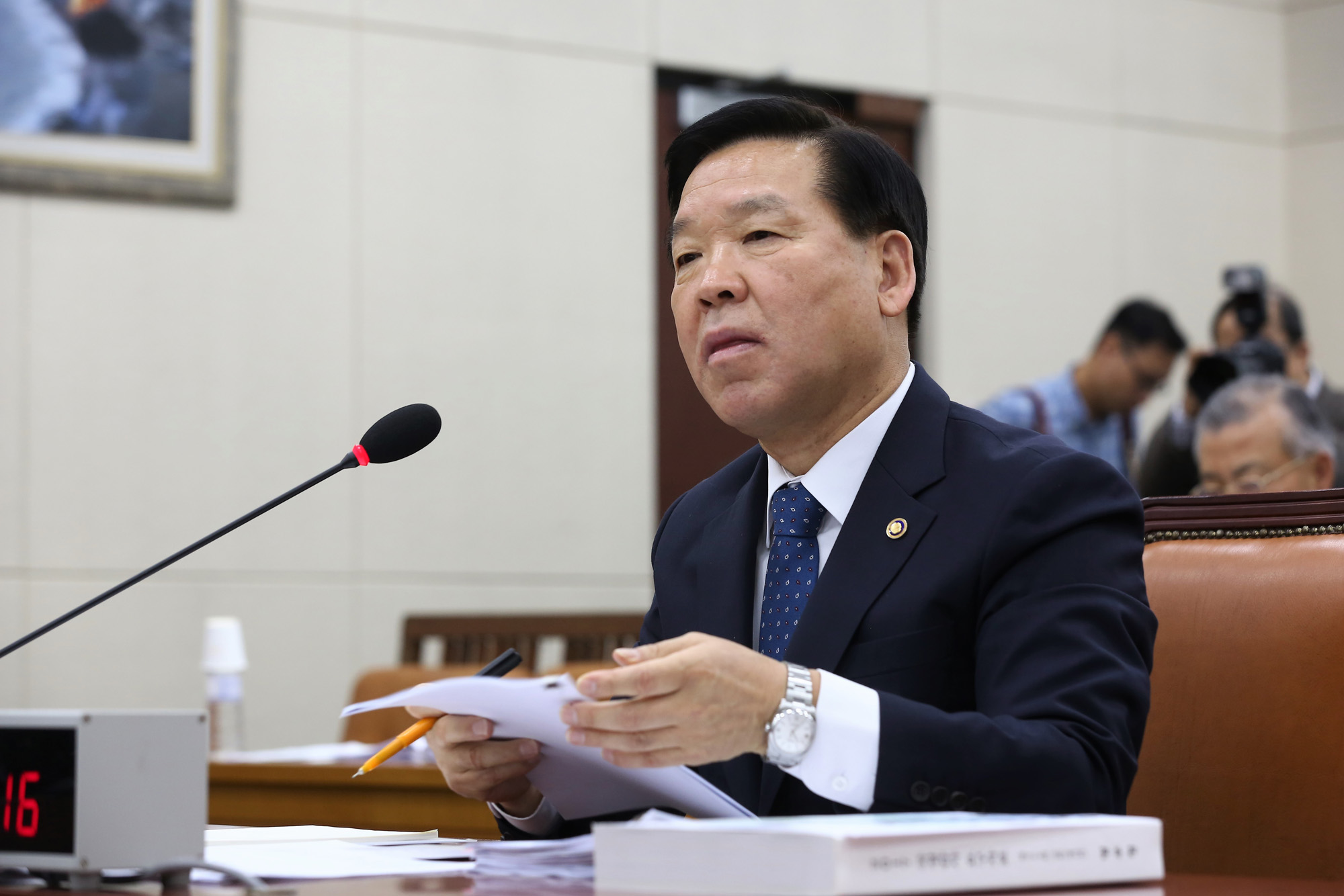 정치;국회;국정감사;병무청장;기찬수