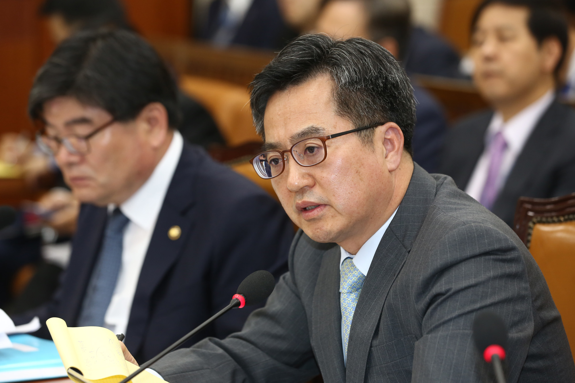 정치;국회;국정감사;기획재정위원회;김동연;경제부총리