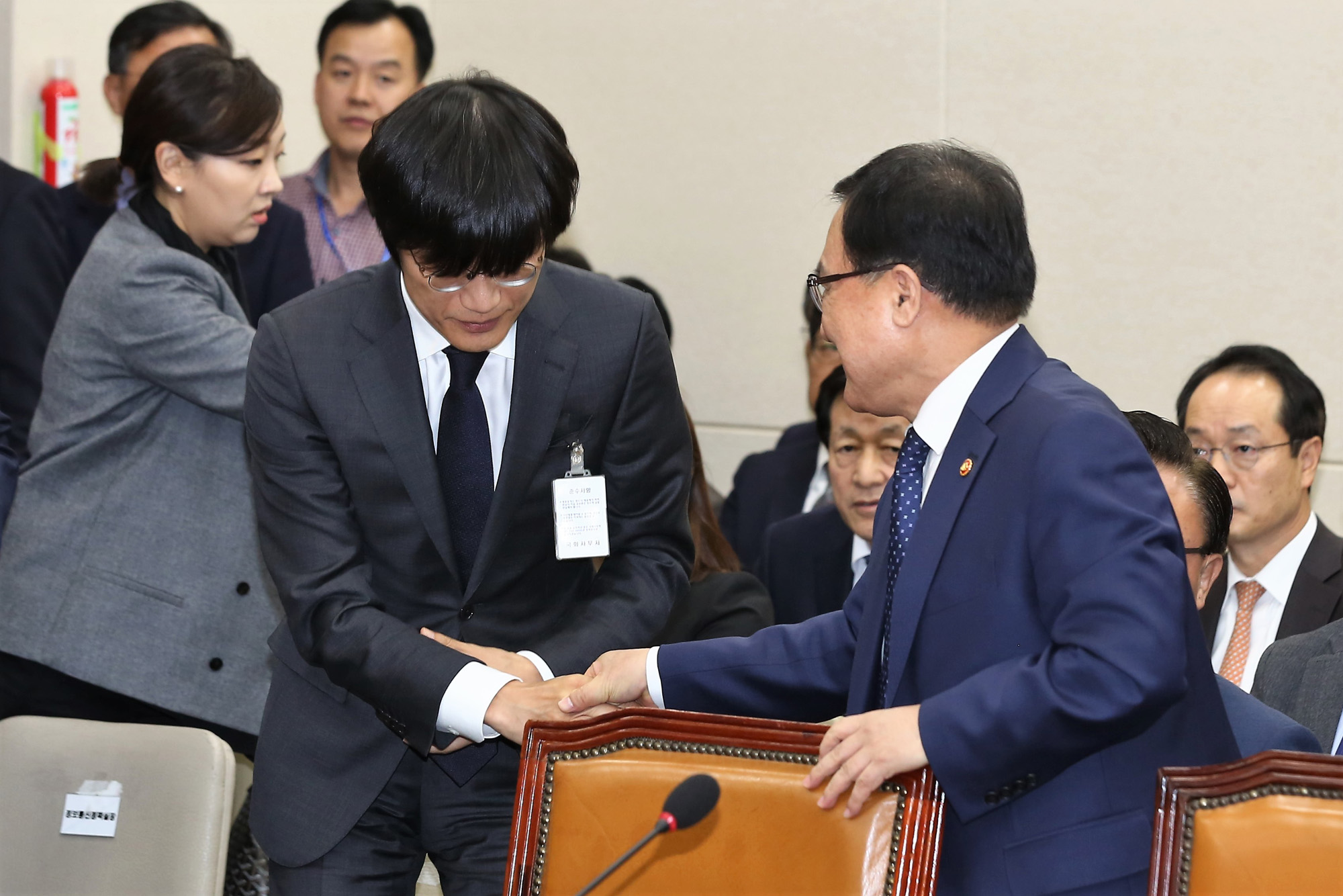 정치;국회;과학기술정보방송통신위원회 종합감사;국정감사;이해진;황창규;고명진