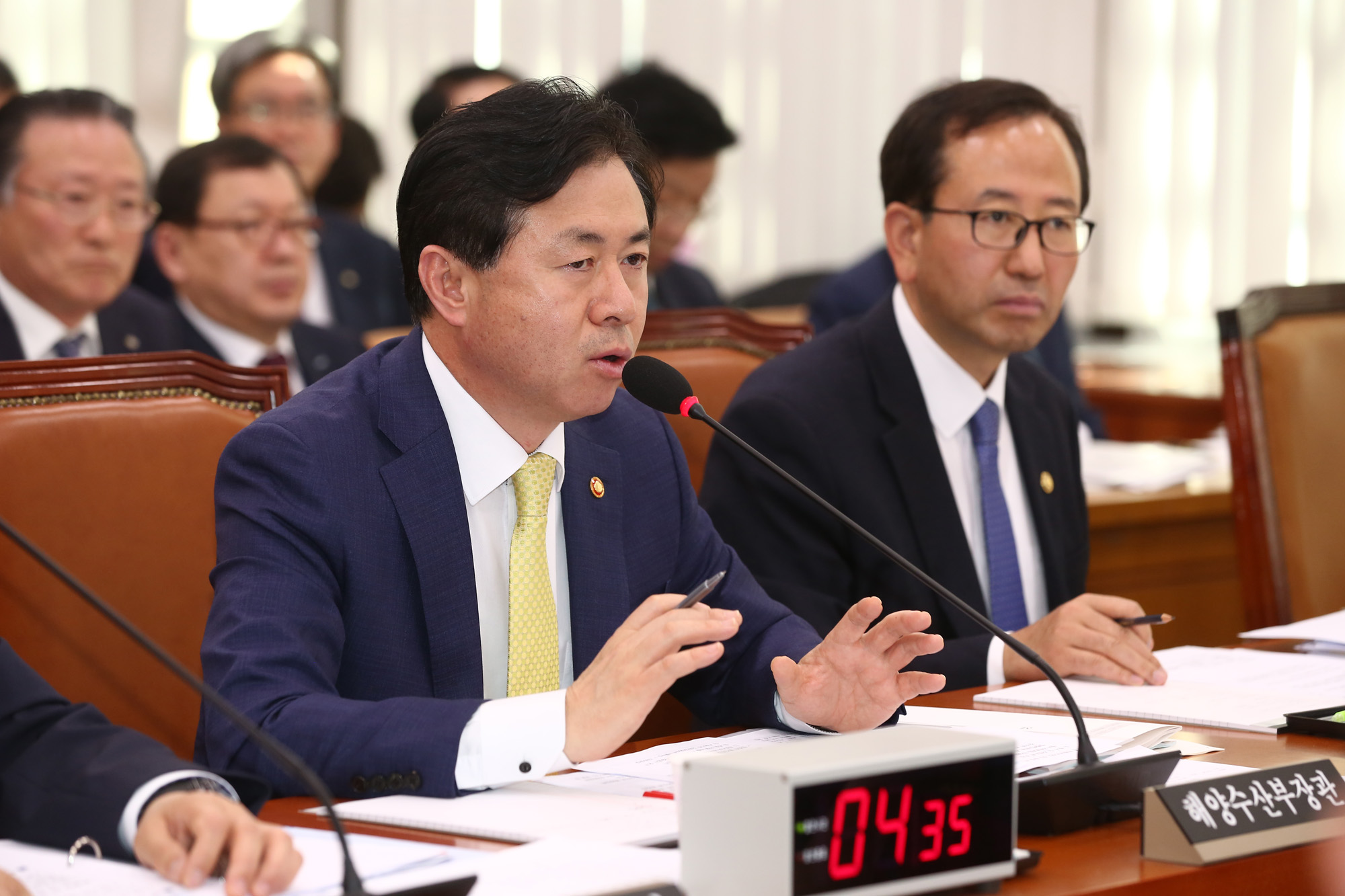 정치;국회;종합감사;농림축산식품해양수산;해양수산부장관;김영춘