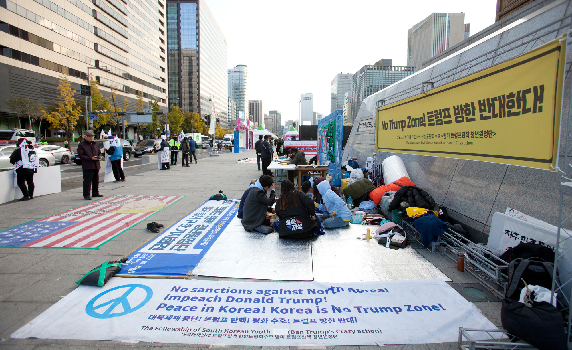 방탄청년단;반트럼프;트럼프반대;반전