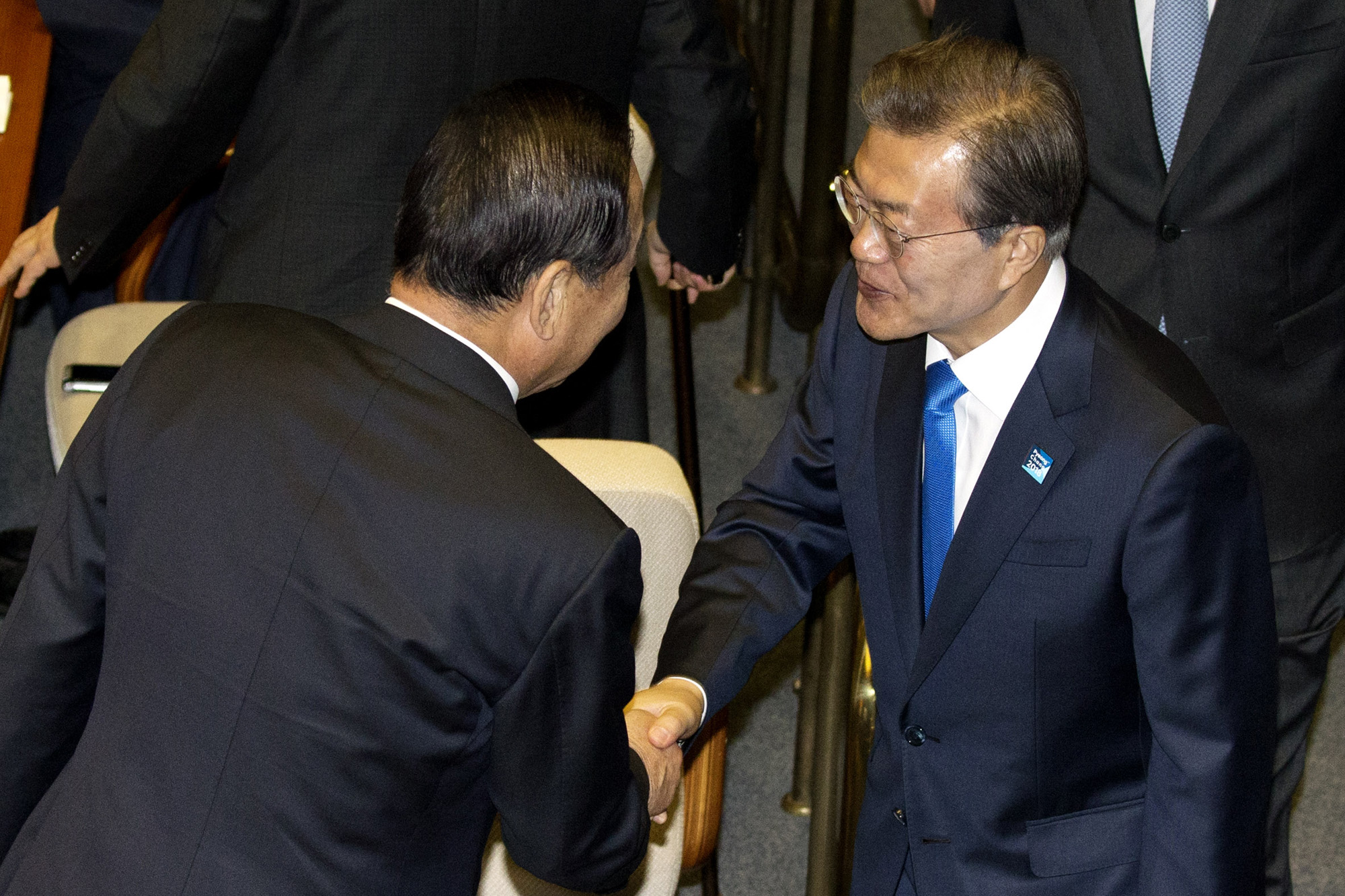 정치;국회;문재인;시정연설;자유한국당현수막시위