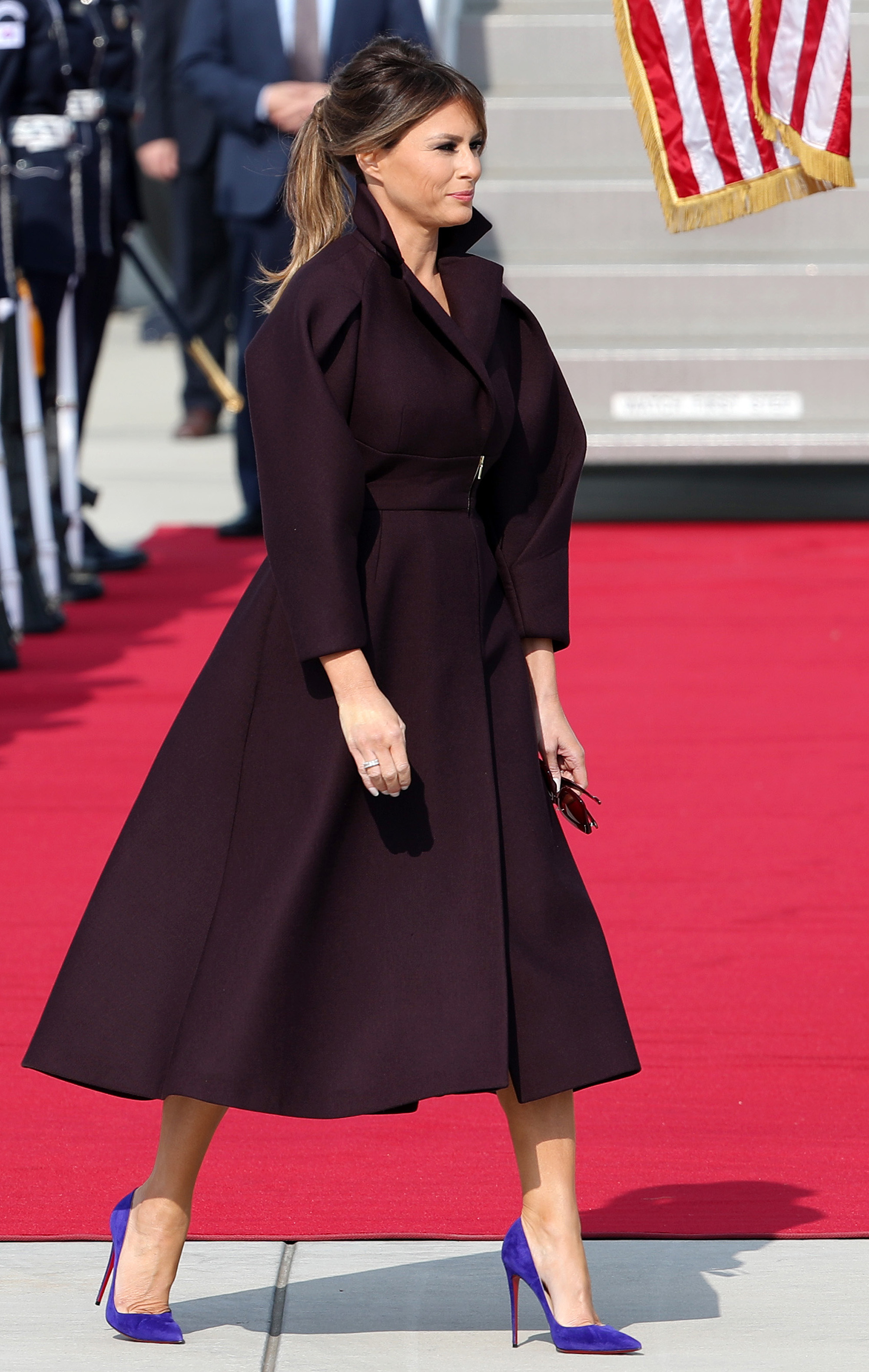 도널드트럼프;오산공군기지;미국대통령방한;미대통령;멜라니아